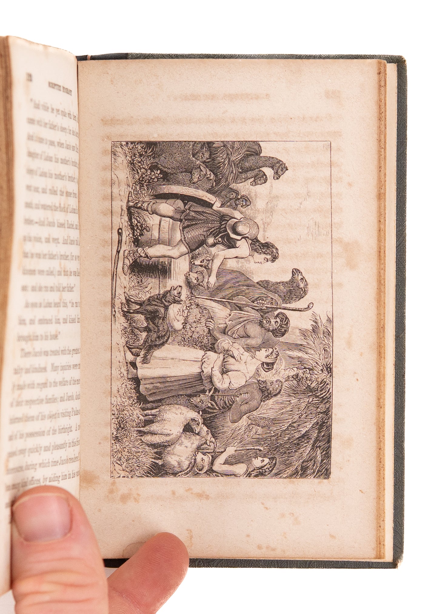 1843 T. H. GALLAUDET. Scripture Biography for the Young in 7 Volumes. Rare Complete Set - Juvenile Devotion - ASL - Deaf.