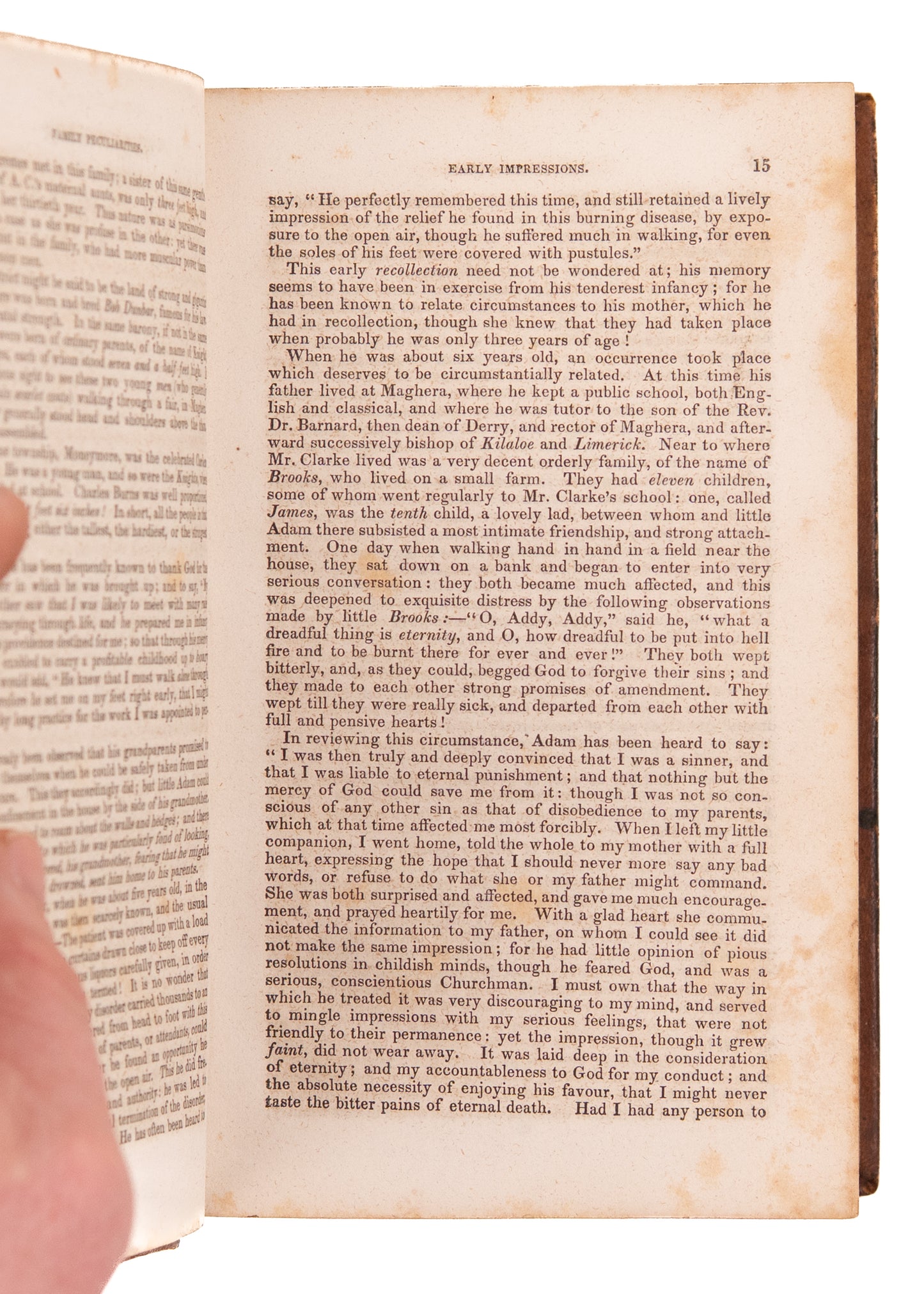 1833 ADAM CLARKE - METHODIST. Three Volumes in One - Includes Autograph of Clarke Tipped on Ffep.