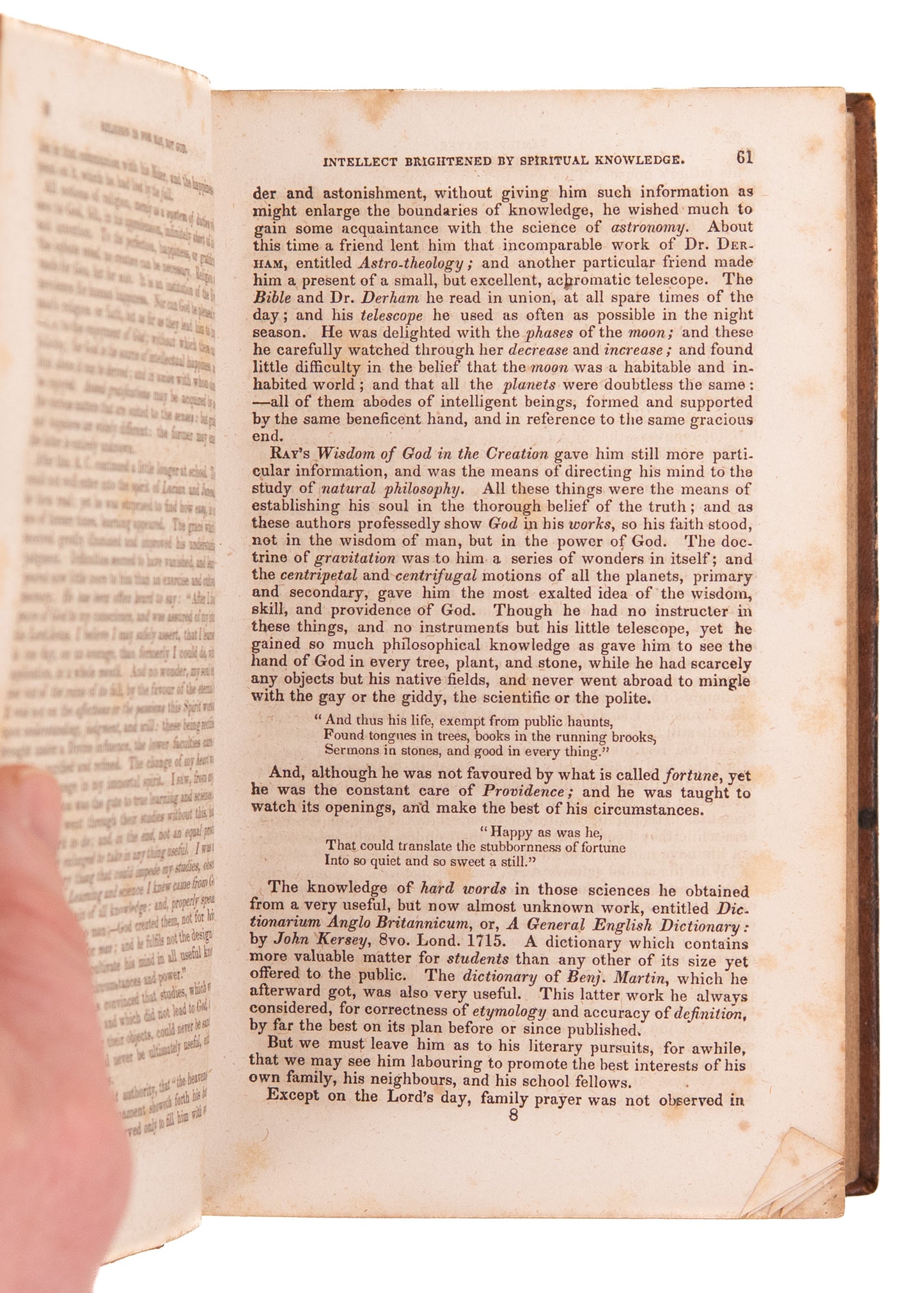 1833 ADAM CLARKE - METHODIST. Three Volumes in One - Includes Autograph of Clarke Tipped on Ffep.