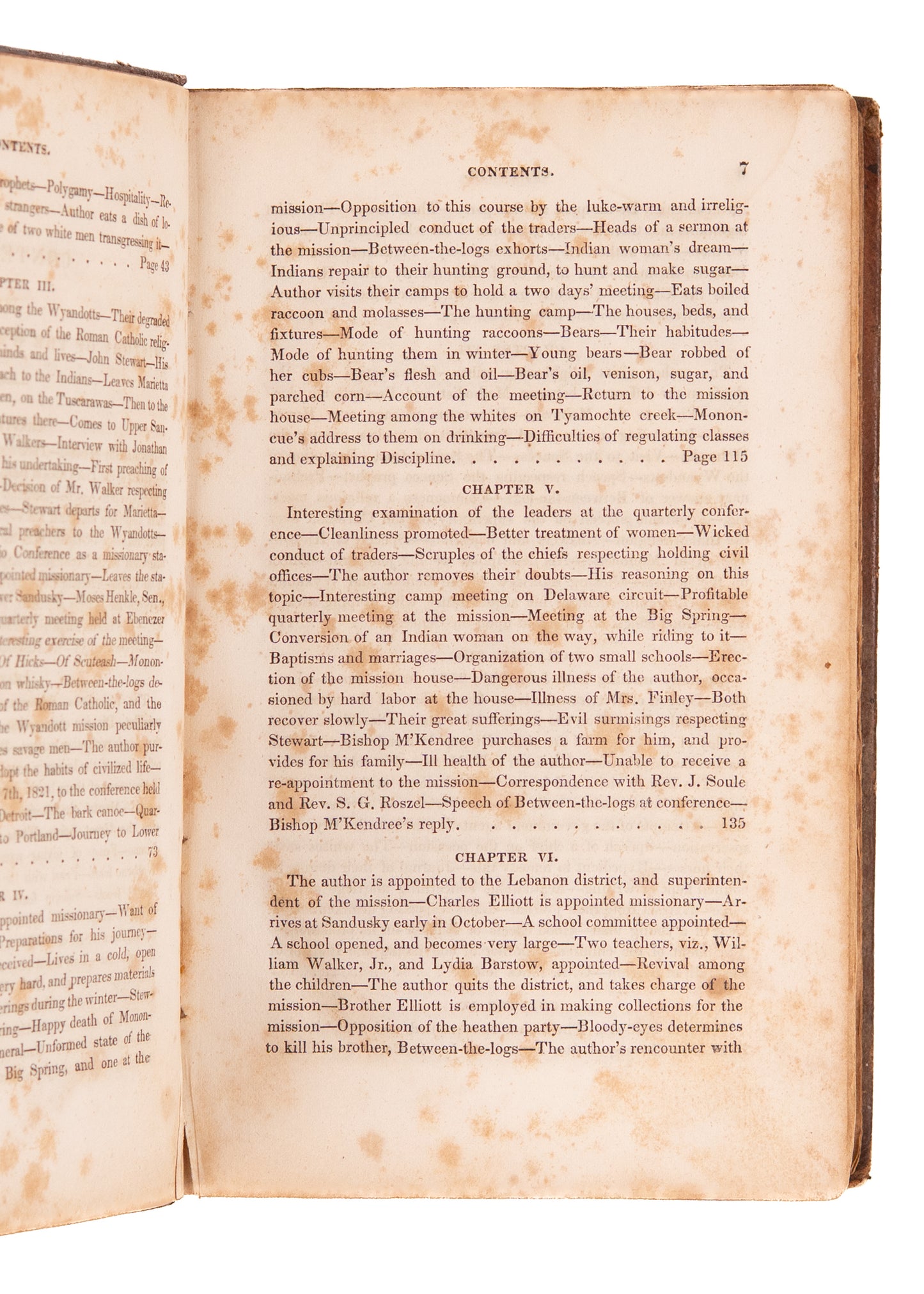 1840 WYANDOTT INDIANS. Narrative of the Mission among Wyandot before the Northern Trail of Tears.