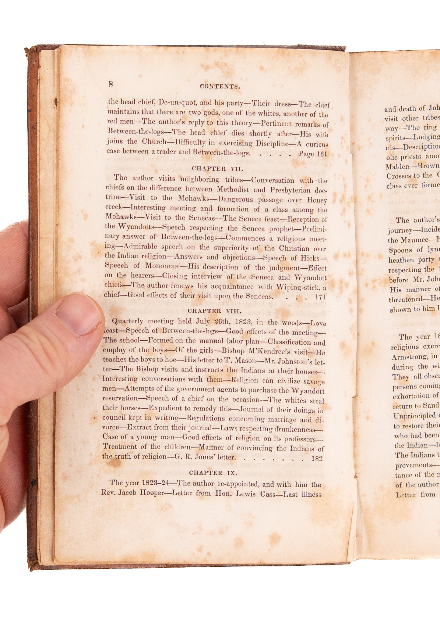 1840 WYANDOTT INDIANS. Narrative of the Mission among Wyandot before the Northern Trail of Tears.