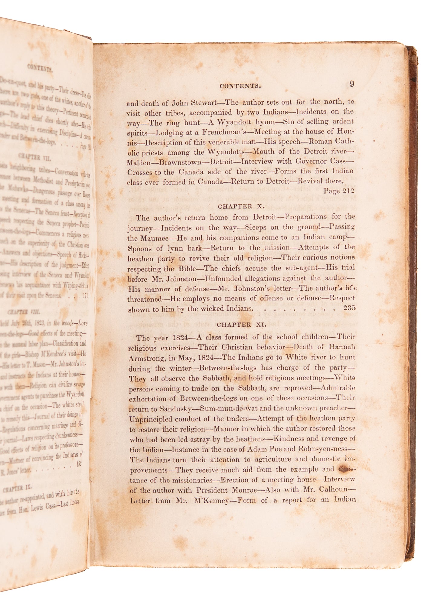 1840 WYANDOTT INDIANS. Narrative of the Mission among Wyandot before the Northern Trail of Tears.