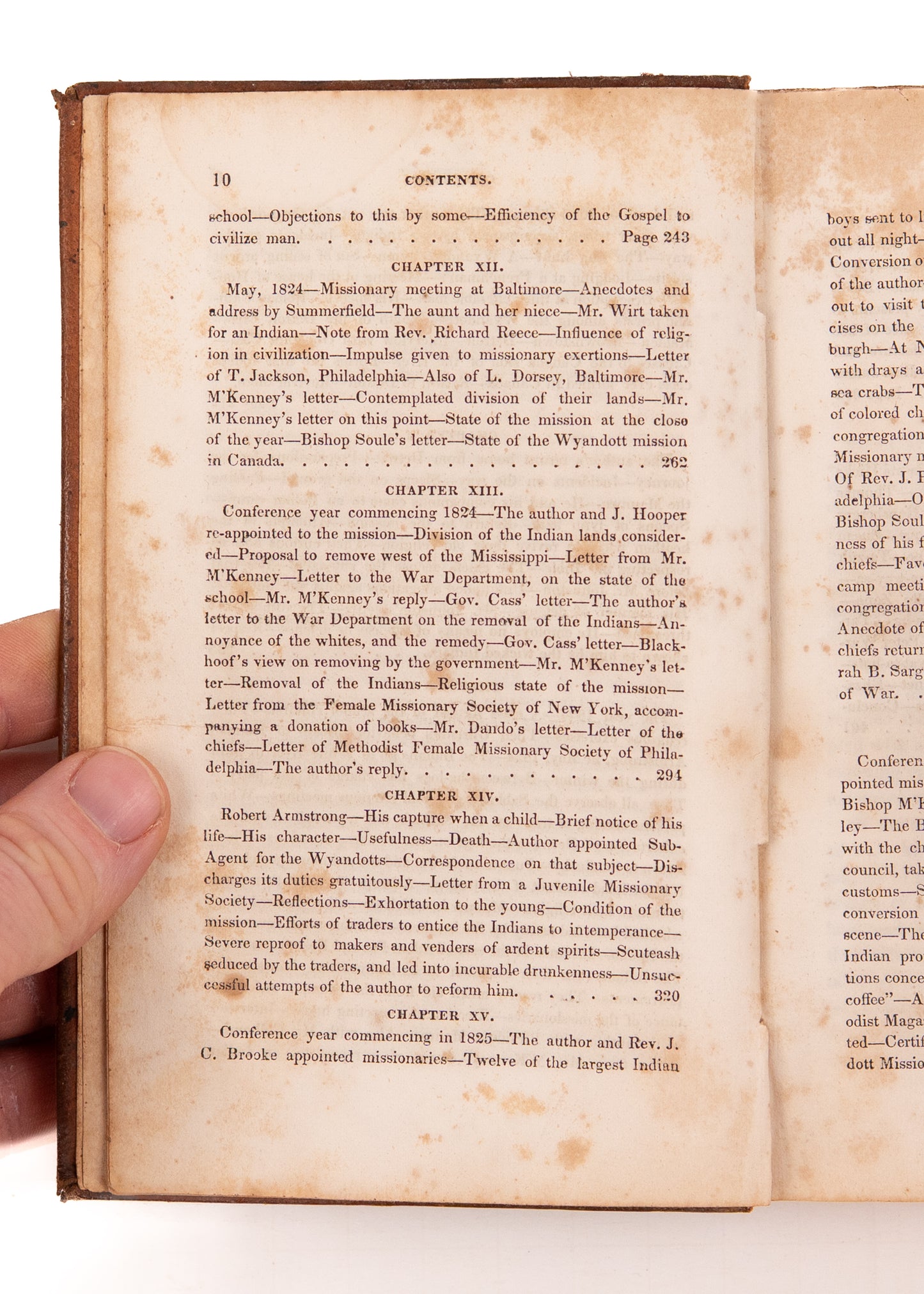 1840 WYANDOTT INDIANS. Narrative of the Mission among Wyandot before the Northern Trail of Tears.