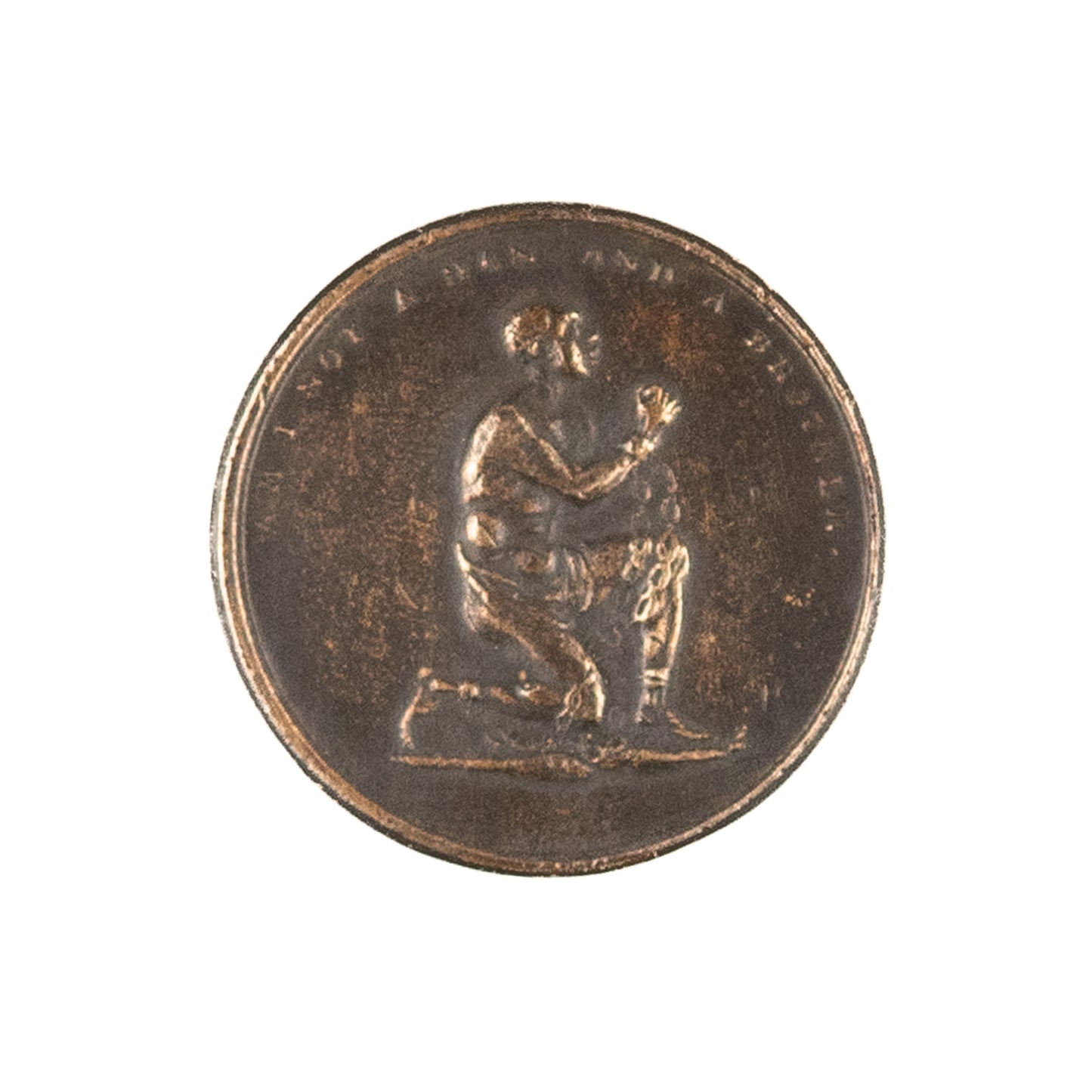 1787 ABOLITION & SLAVERY. Important Early Anti-Slavery William Wilberforce Penny Token.