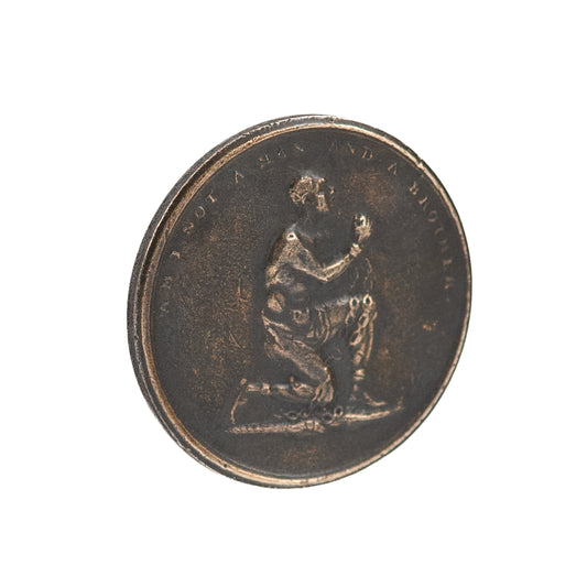 1787 ABOLITION & SLAVERY. Important Early Anti-Slavery William Wilberforce Penny Token.