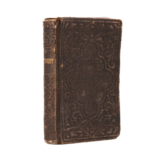 1865 CIVIL WAR BIBLE. American Bible Society Pocket Bible for Soldiers - Issued when Mustering Out.