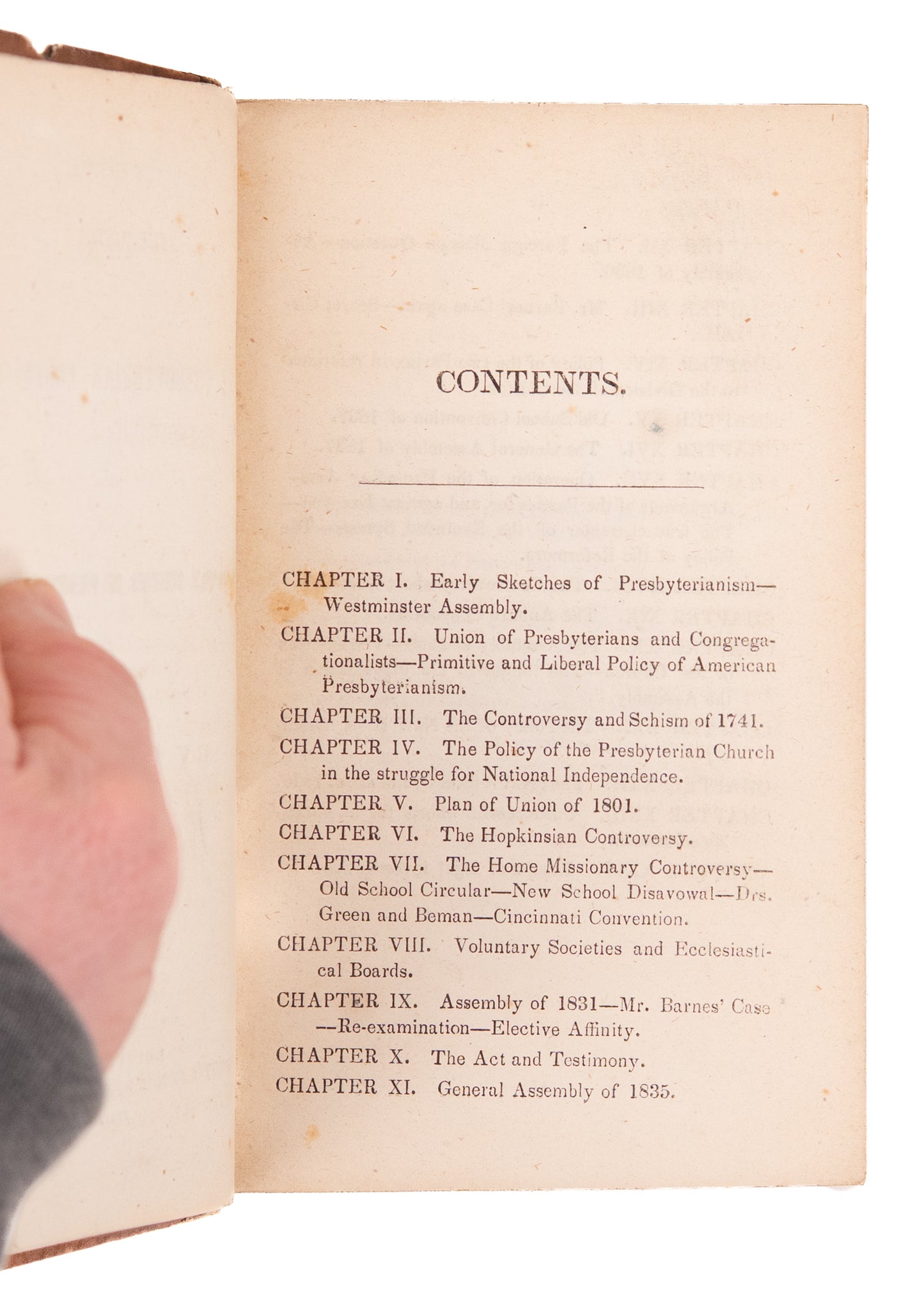 1843 HERVEY WOODS. The History of the Presbyterian Controversy. Scarce Louisville Imprint.