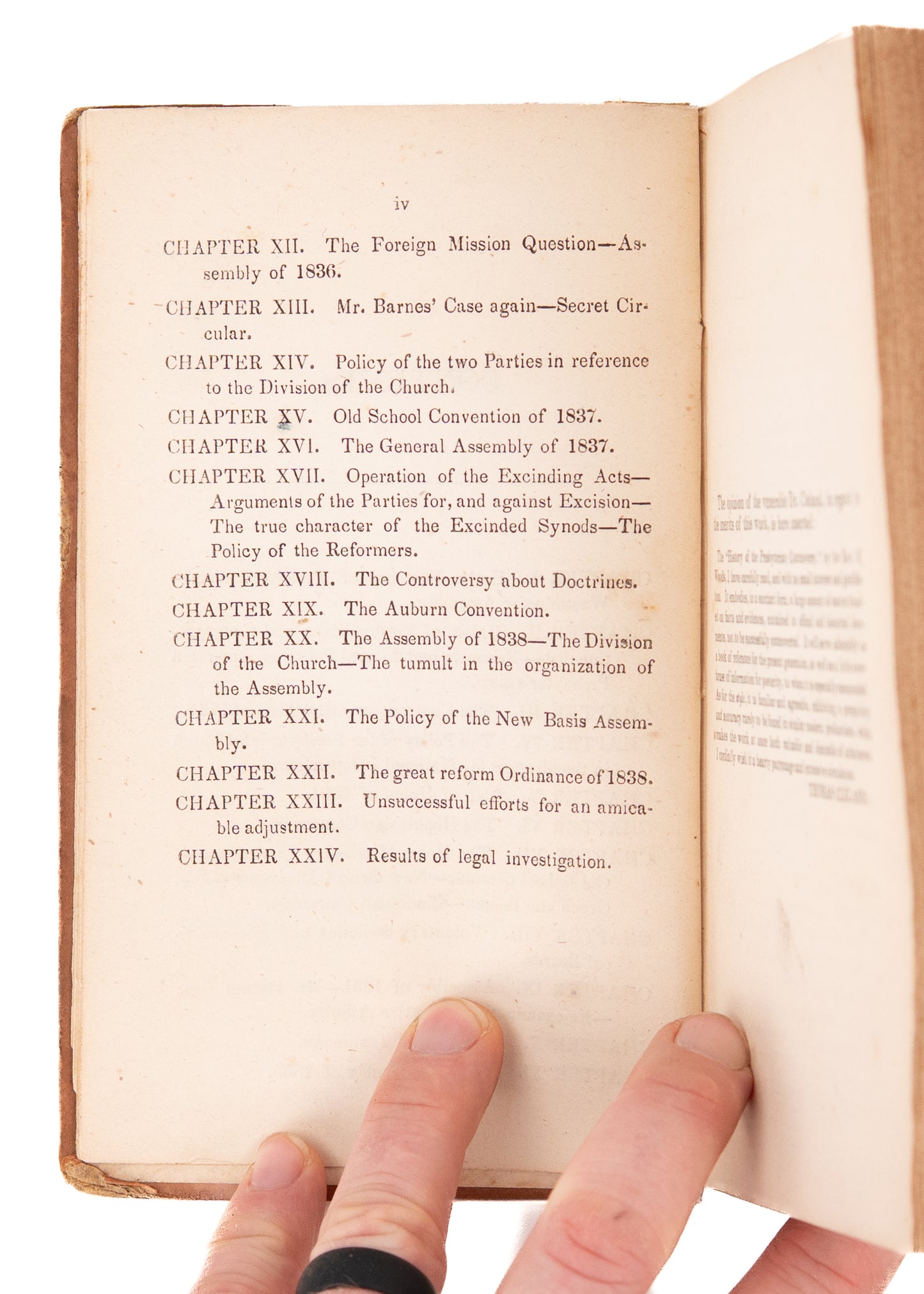 1843 HERVEY WOODS. The History of the Presbyterian Controversy. Scarce Louisville Imprint.