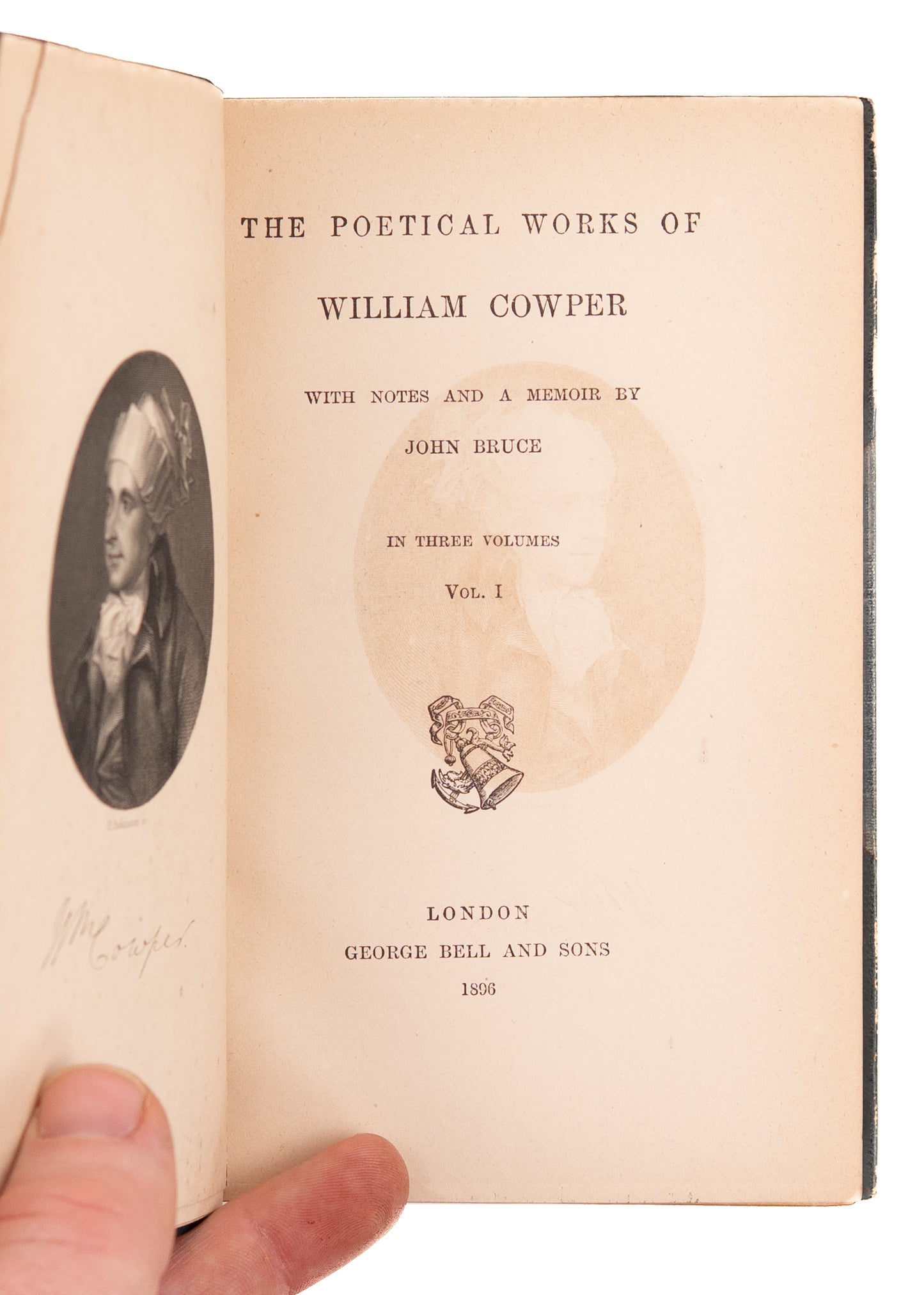 1896 WILLIAM COWPER. Poems of Devotion, of Nature, and on the Abolition of Slavery