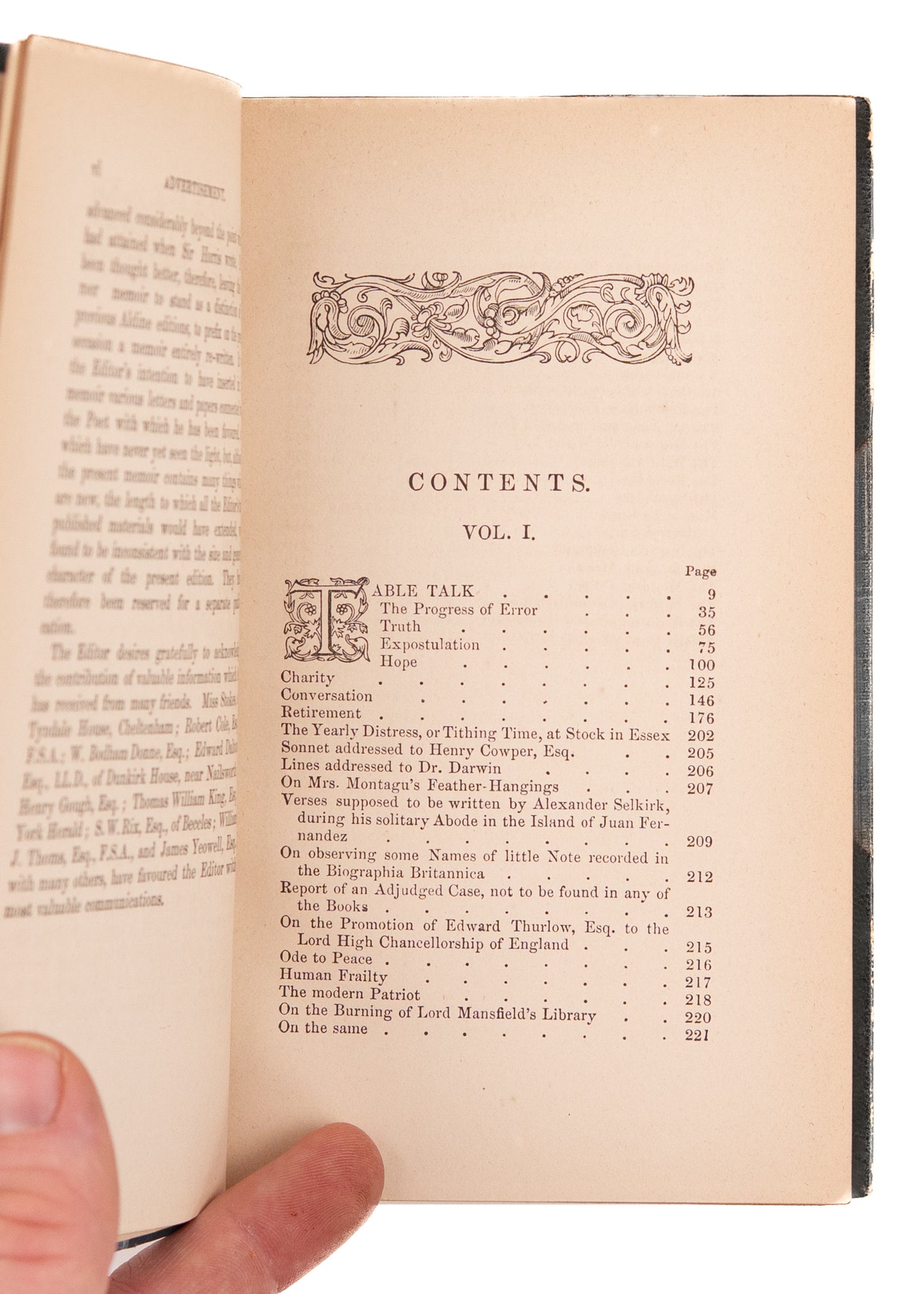 1896 WILLIAM COWPER. Poems of Devotion, of Nature, and on the Abolition of Slavery