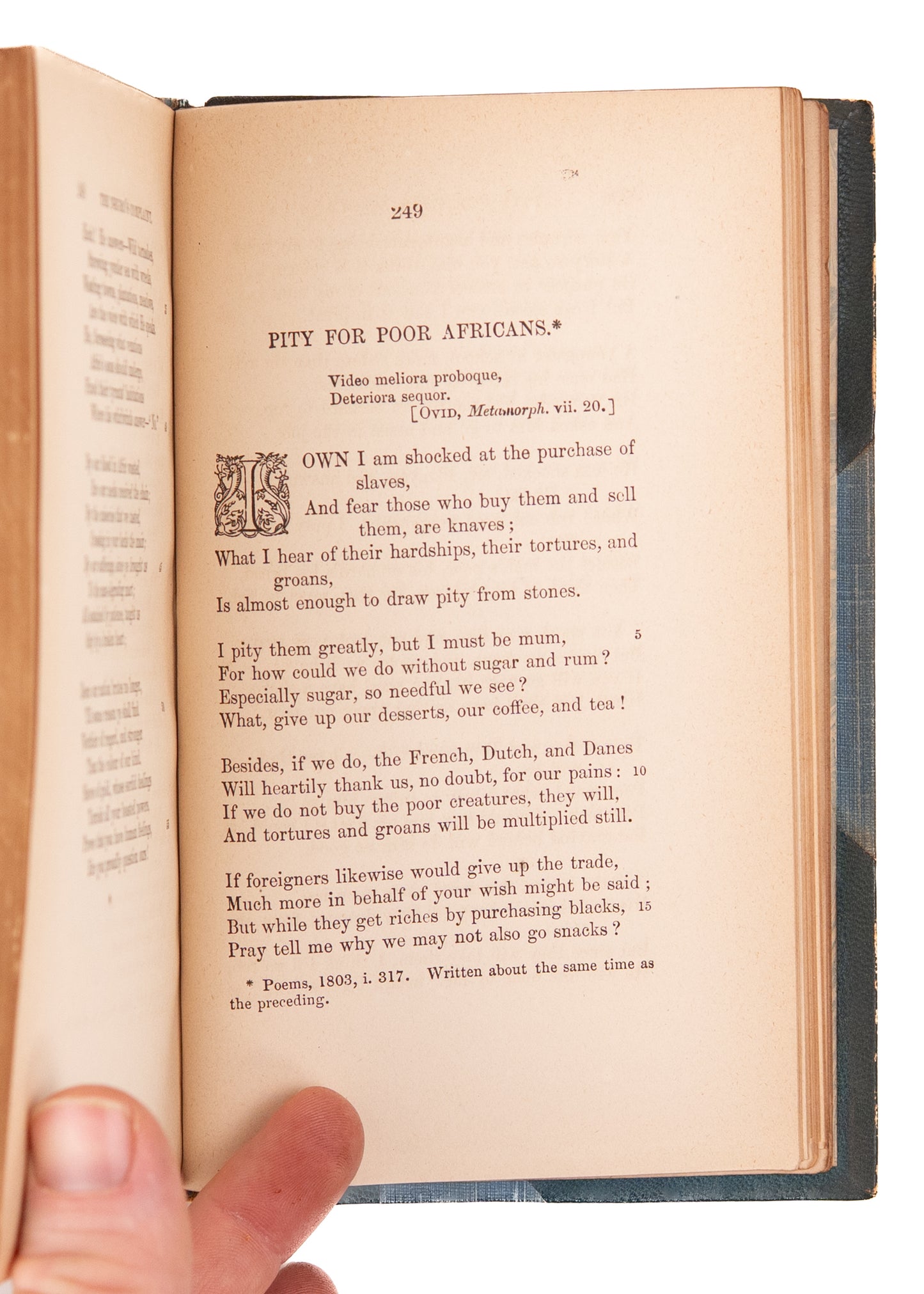 1896 WILLIAM COWPER. Poems of Devotion, of Nature, and on the Abolition of Slavery