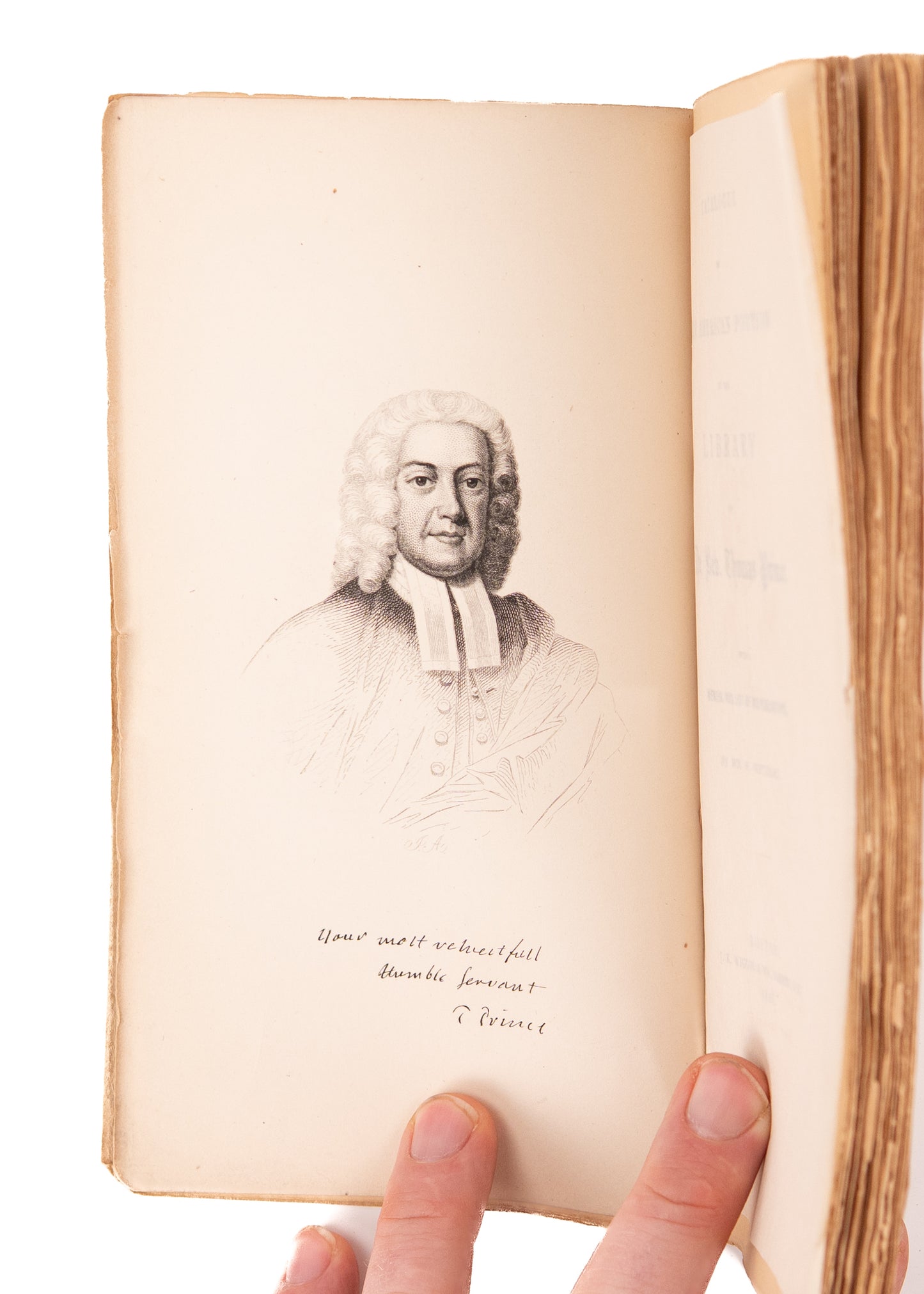 1868 THOMAS PRINCE. Catalogue of the American Portion of the Library of Thomas Prince.