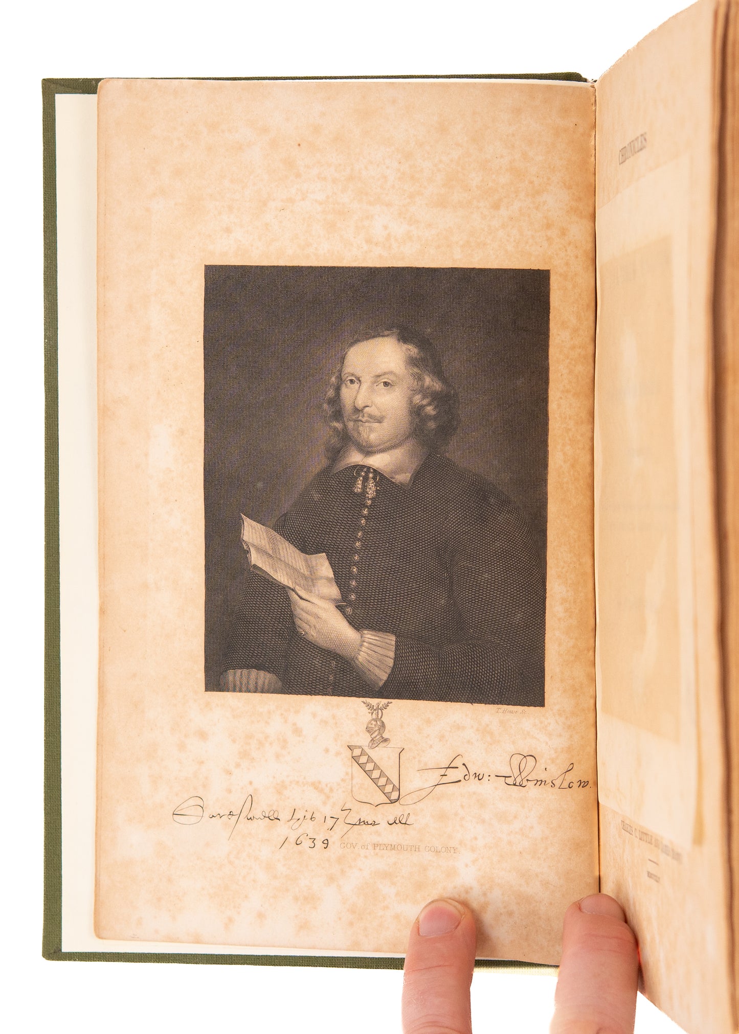 1844 PURITANISM IN AMERICA. Chronicles of the Pilgrim Fathers of Plymouth Colony - 1602-1625.