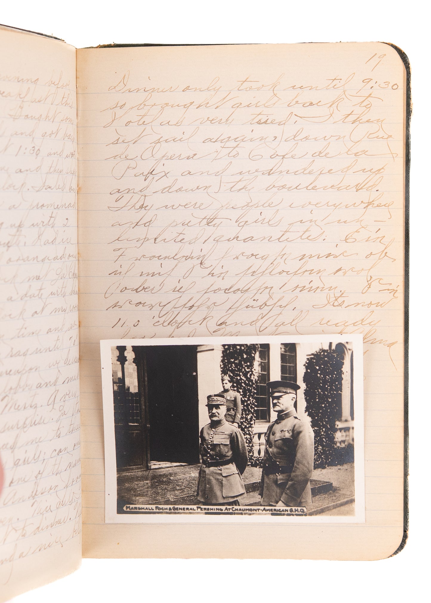 1917-1919 WORLD WAR 1. Three Expansive Diaries of a Minnesota Marine Serving in France.