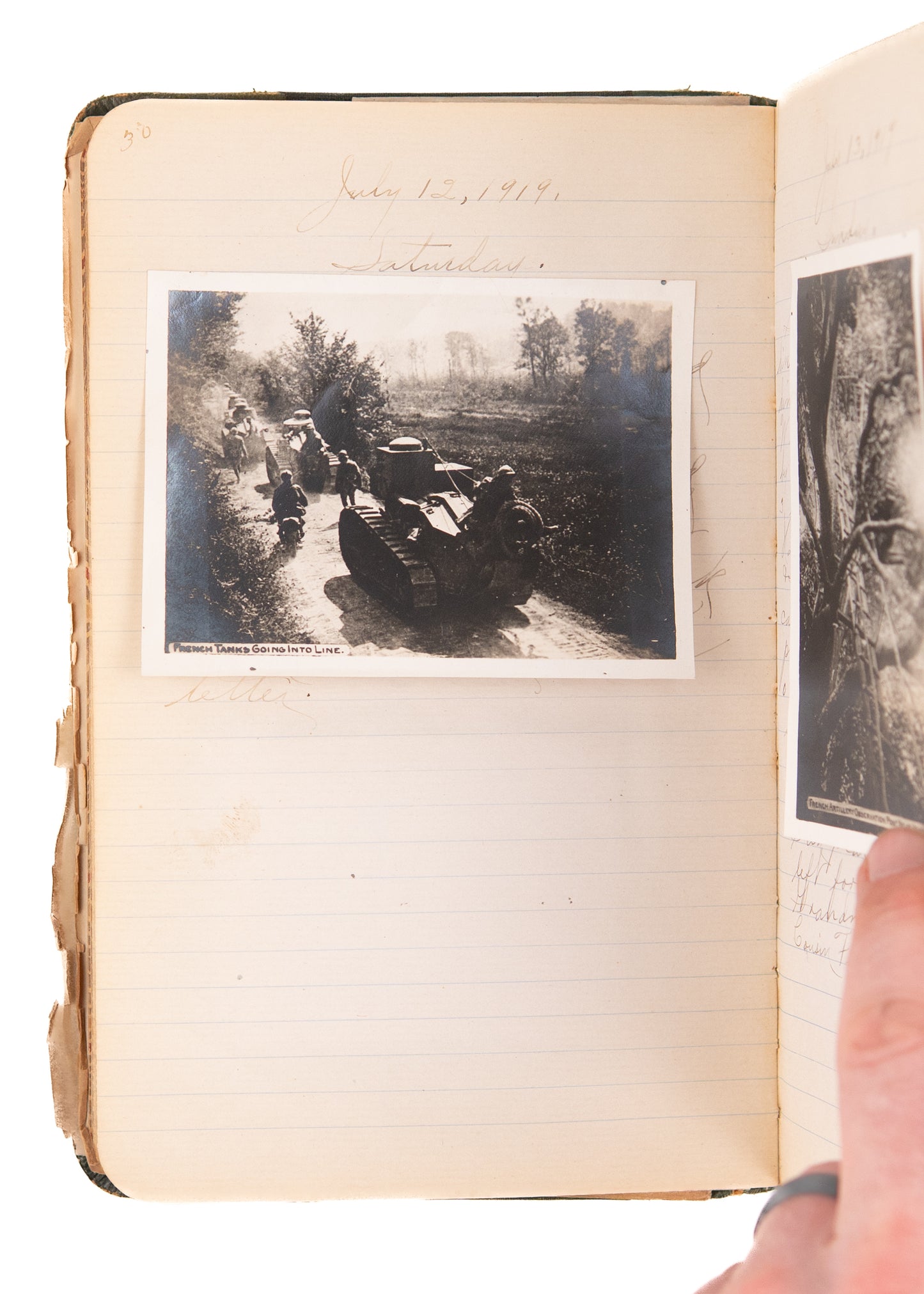 1917-1919 WORLD WAR 1. Three Expansive Diaries of a Minnesota Marine Serving in France.