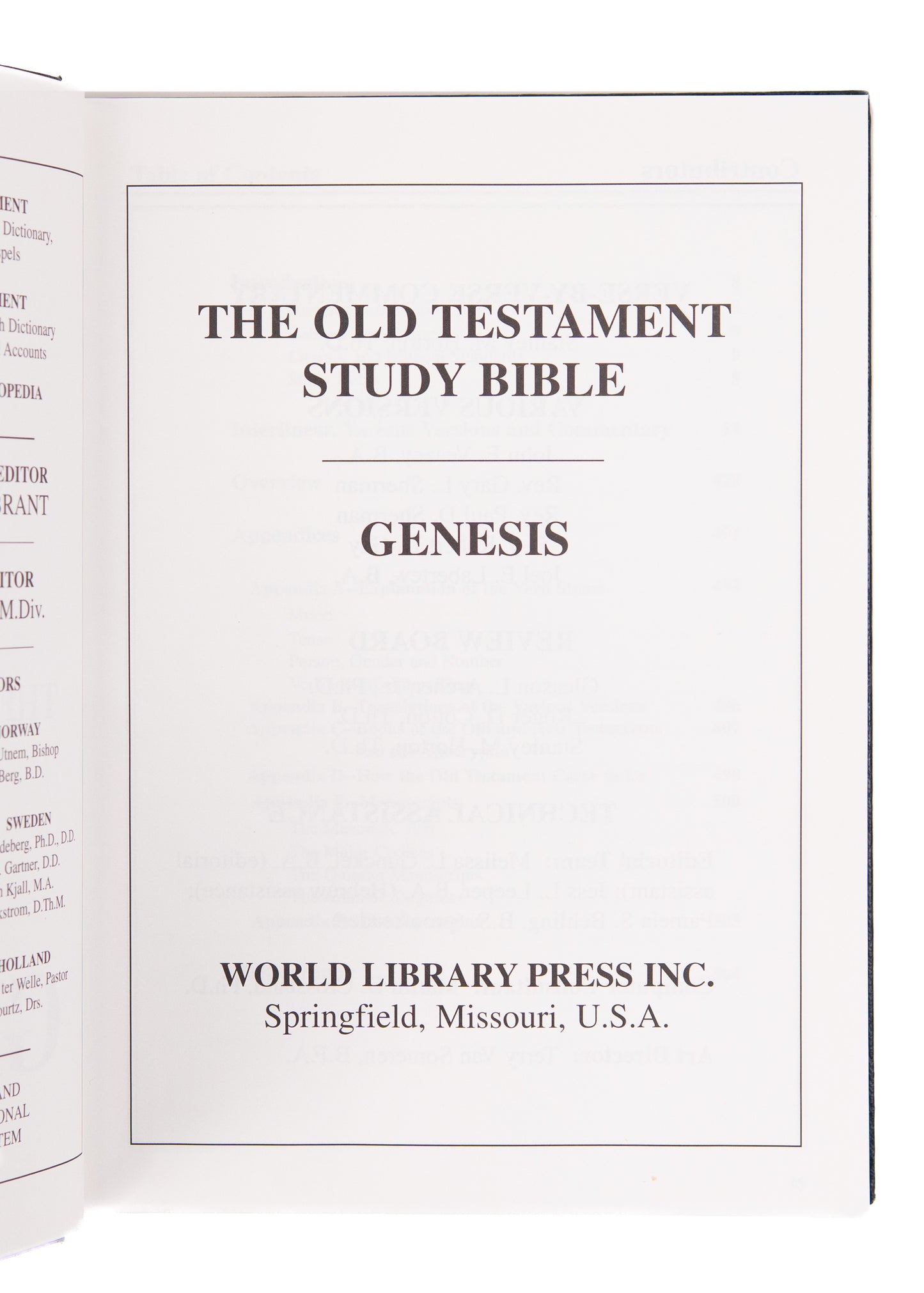 1994-2013 COMPLETE BIBLICAL LIBRARY. Complete Old Testament in 15 Volumes. Near Fine.