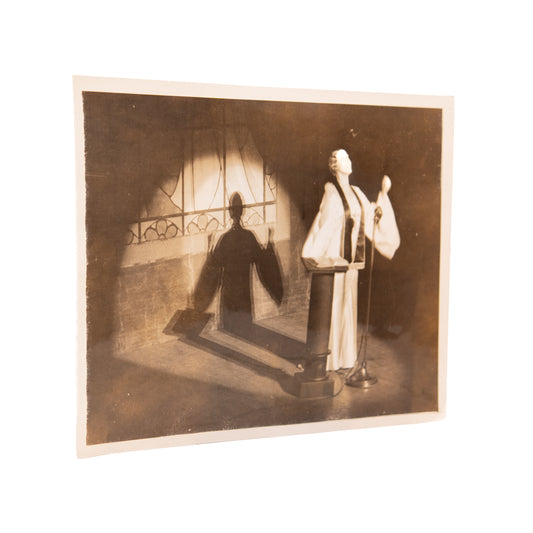 1933 AIMEE SEMPLE McPHERSON. Original Photo - Pentecostal Foursquare Healing Evangelist Preaching