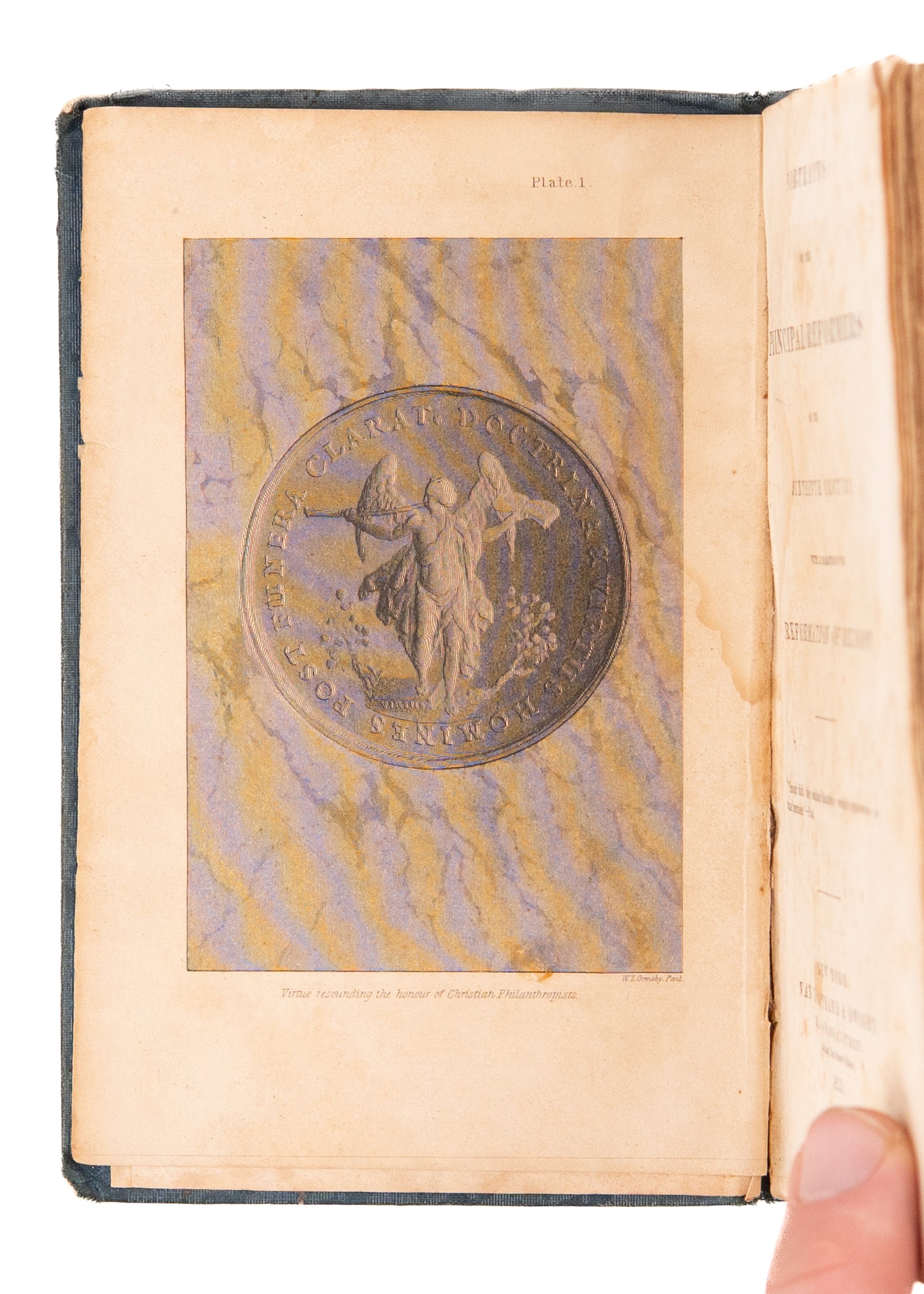 1835 REFORMATION PORTRAITS. Portraits of the Principal Reformers of the 16h Century. Wiclif, Huss, Zwingle, Calvin, &c.