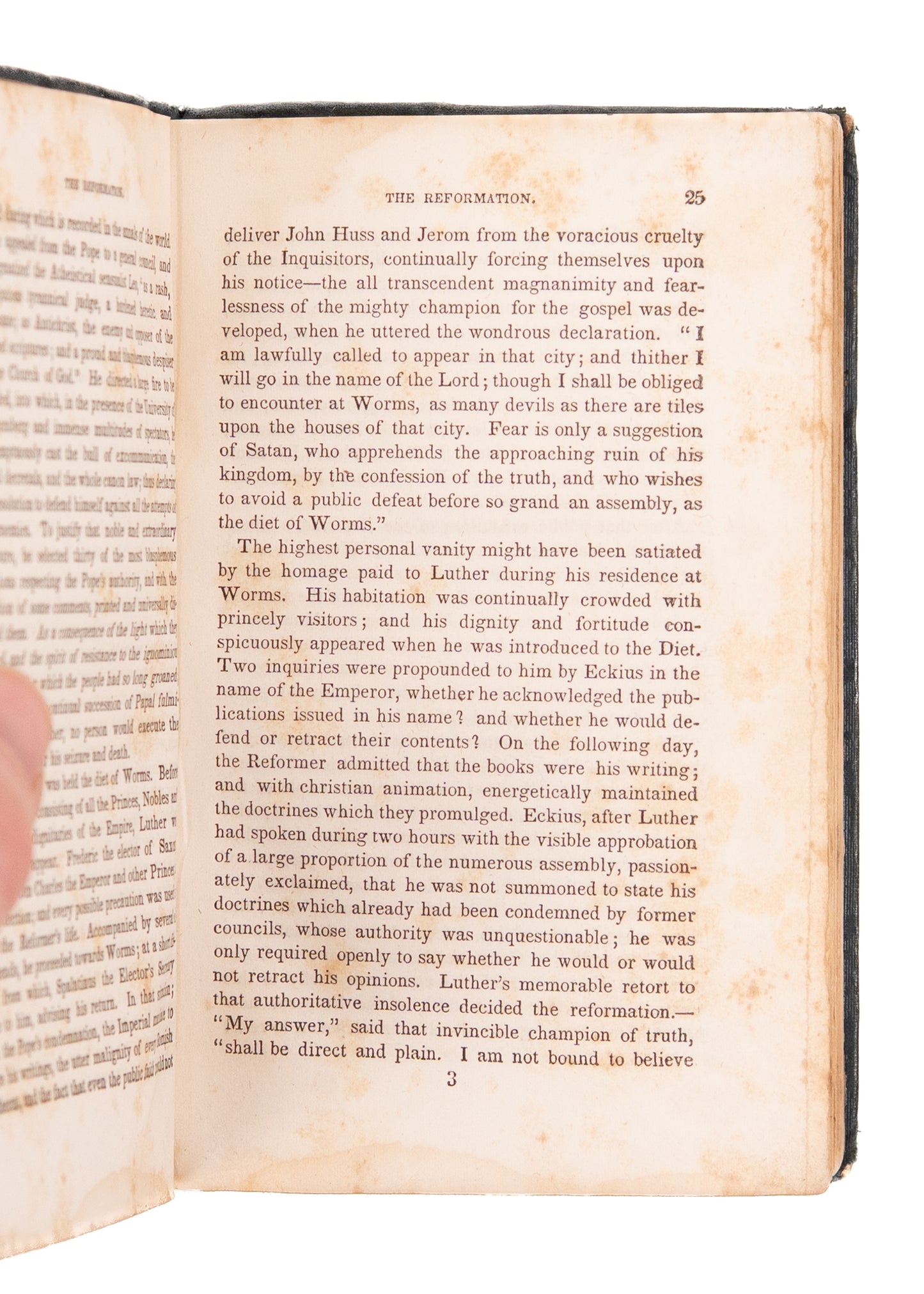 1835 REFORMATION PORTRAITS. Portraits of the Principal Reformers of the 16h Century. Wiclif, Huss, Zwingle, Calvin, &c.