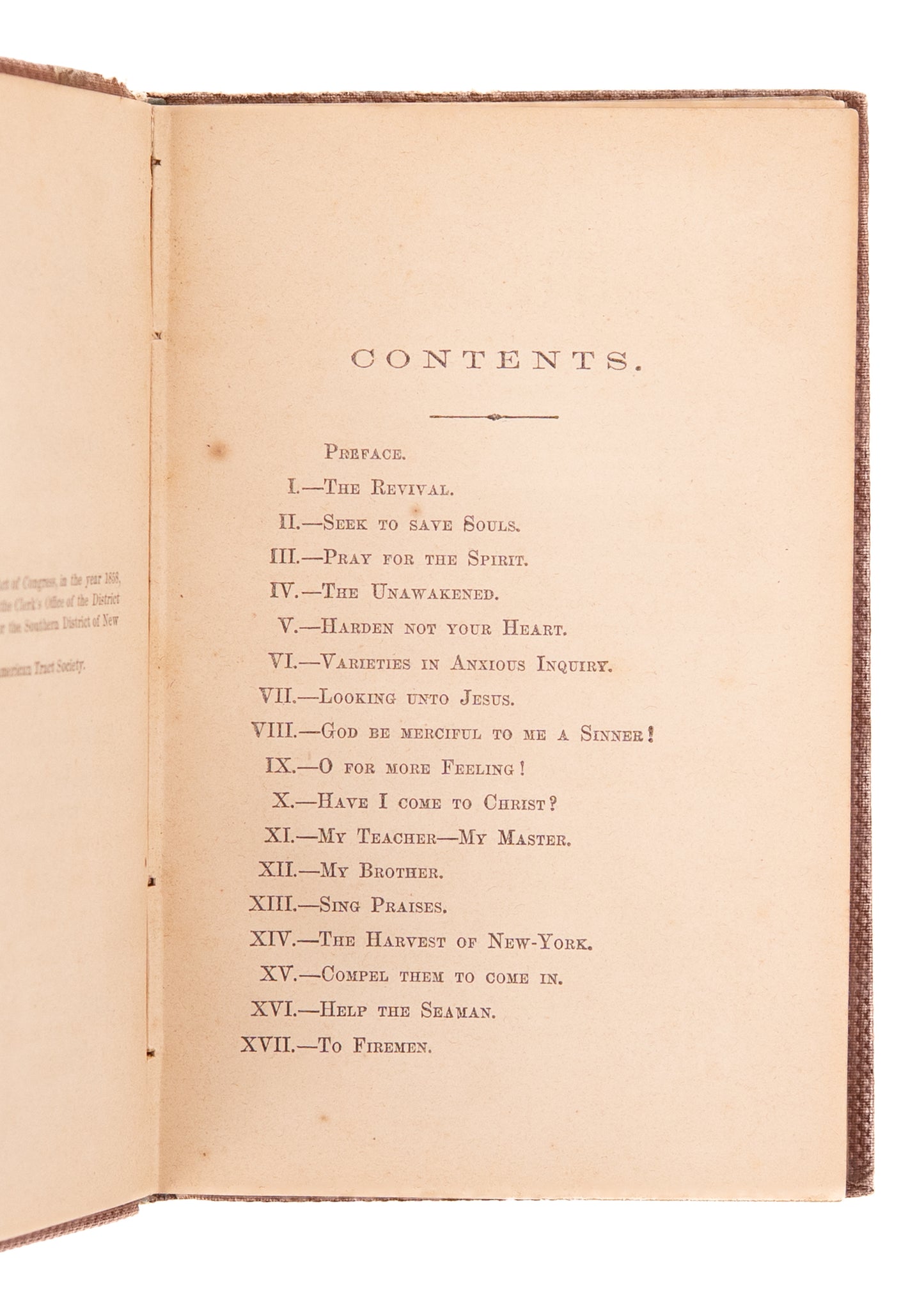 1858 J. W. ALEXANDER. The 1858 Prayer Revival and its Lessons. Scarce Retrospect on Awakening.