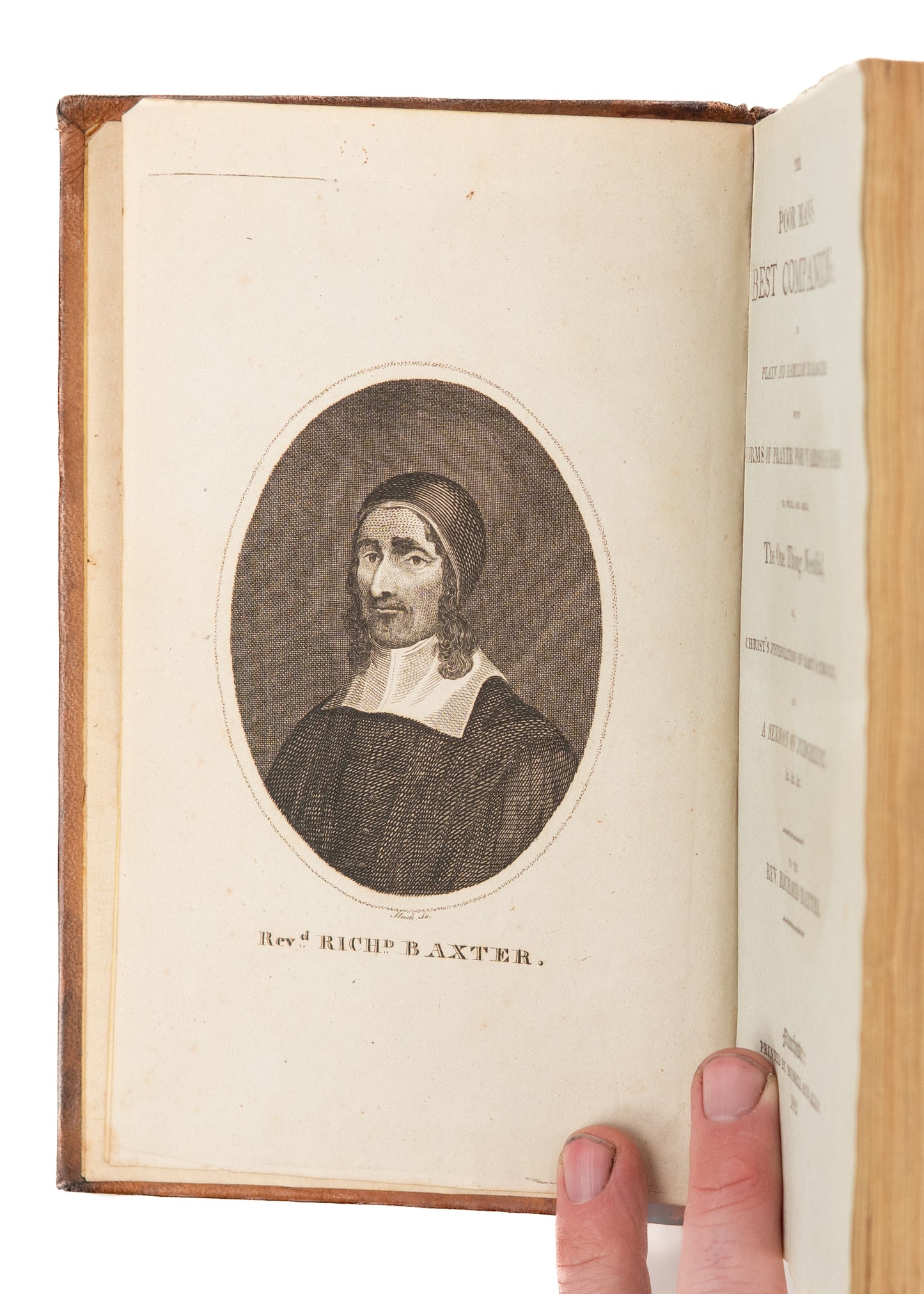 1812 RICHARD BAXTER. Superbly Bound and Printed, Poor Man's Best Companion. Very Fine.