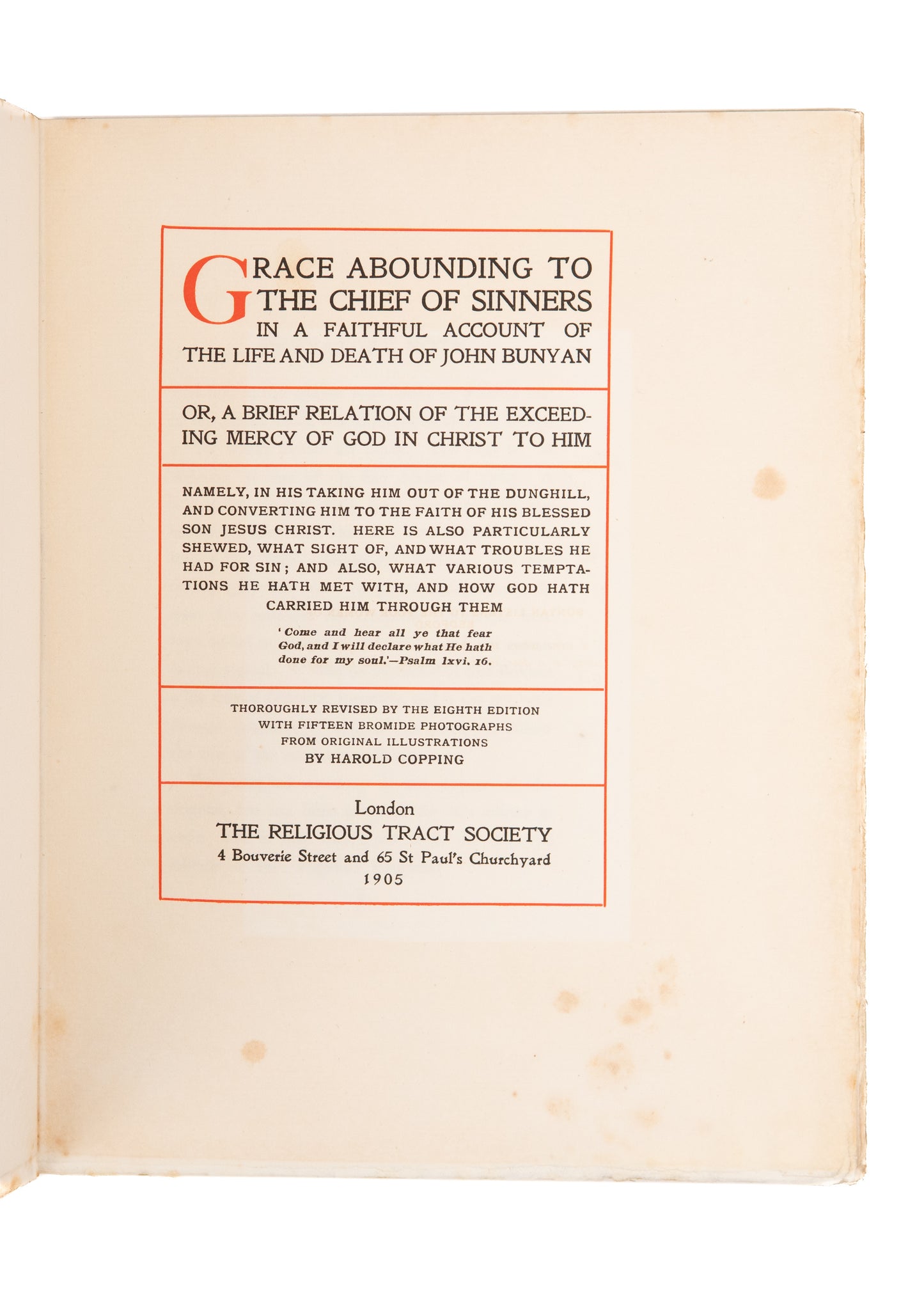 1905 JOHN BUNYAN. Pilgrim's Progress & Grace Abounding. Stunning Limited Editions in Vellum.