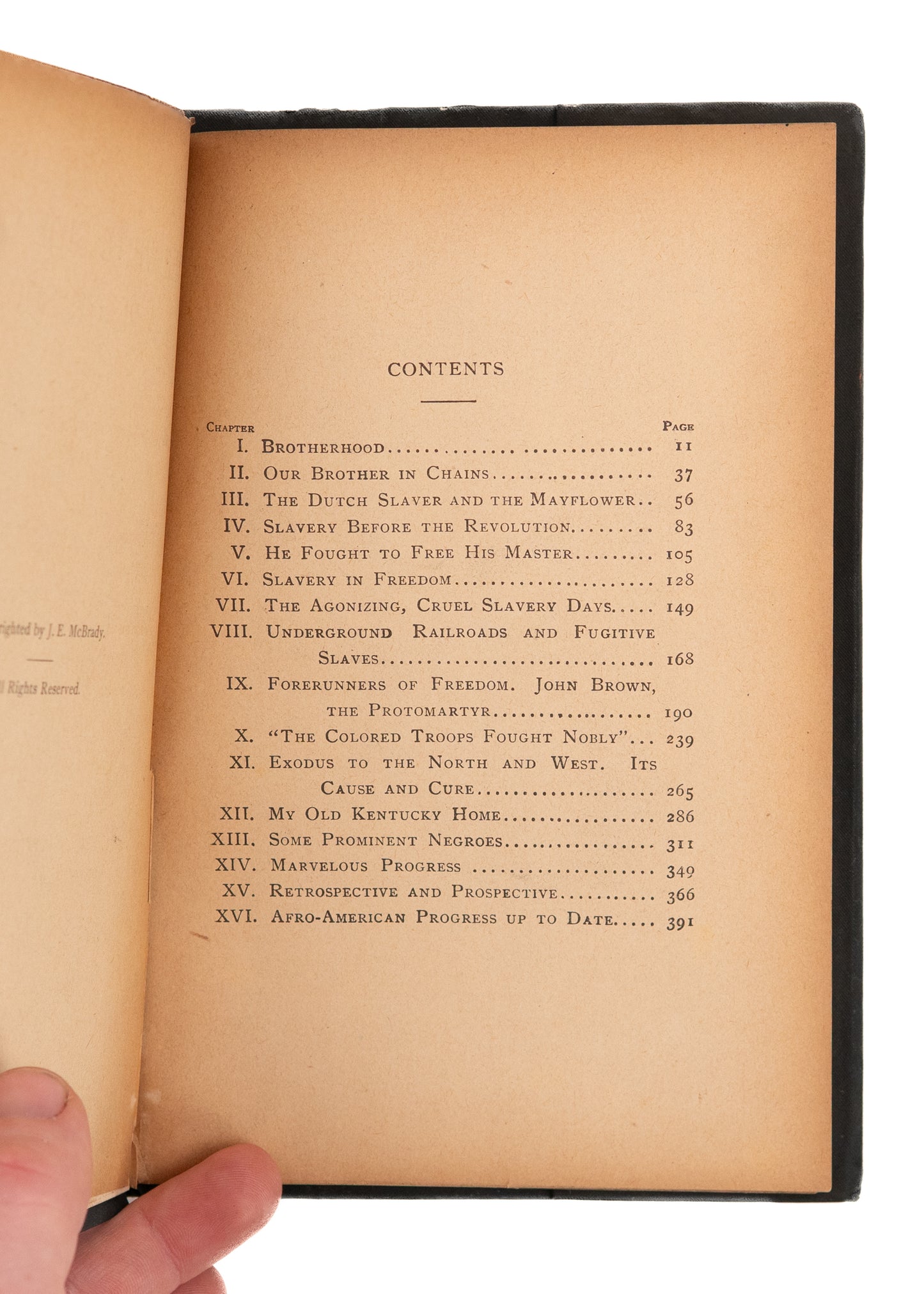 1897 NORMAN B. WOOD. The White Side of a Black Subject. Salesman's Sample.