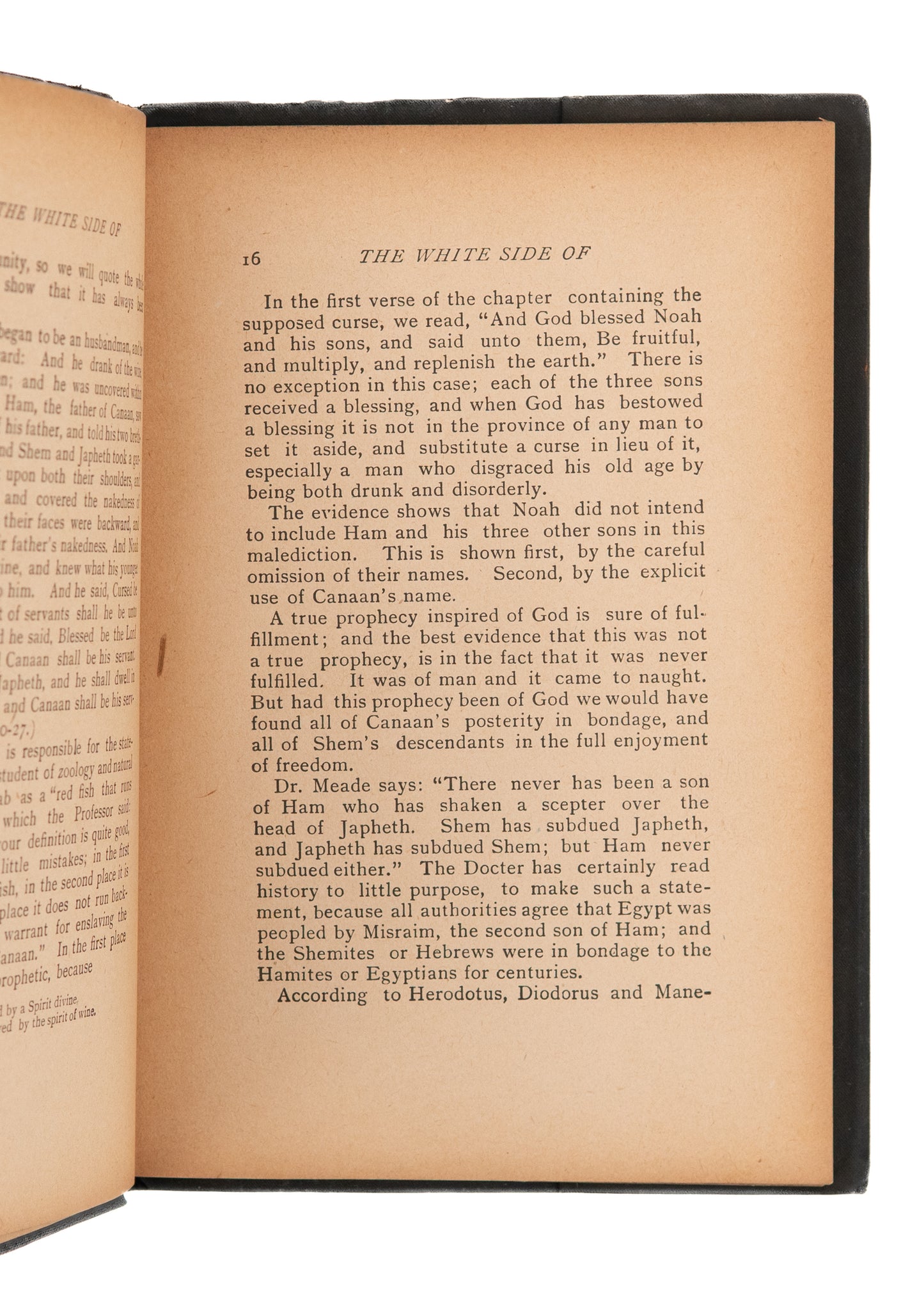 1897 NORMAN B. WOOD. The White Side of a Black Subject. Salesman's Sample.