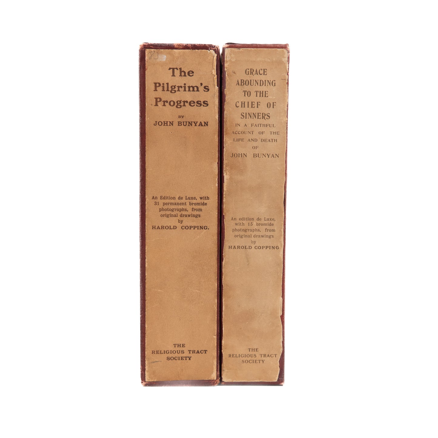 1905 JOHN BUNYAN. Pilgrim's Progress & Grace Abounding. Stunning Limited Editions in Vellum.