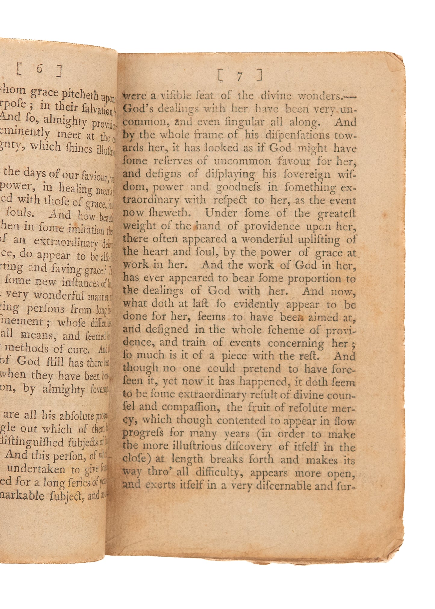 1743 / 1798 DIVINE HEALING. Miraculous Healing of Mrs. Mercy Wheeler during Great Awakening.