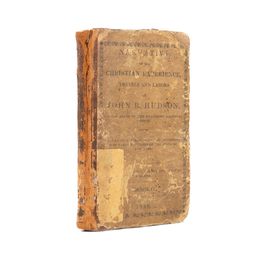 1838 NEW YORK REVIVAL - MORMONISM. Rare New York Methodist Second Great Awakening Memoir.