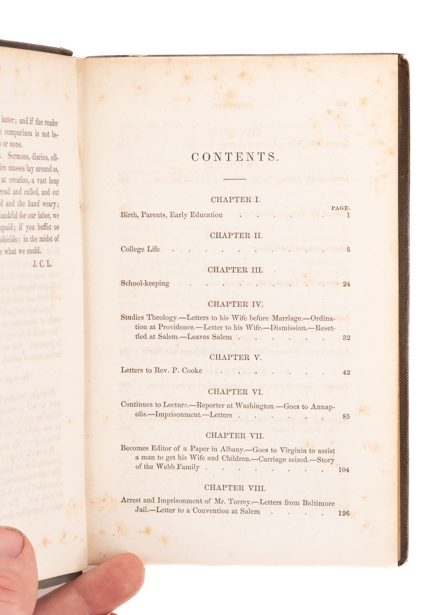 1847 UNDERGROUND RAILROAD. Memoir of Rev. Charles T. Torrey. Leader & Martyr of Abolitionism.