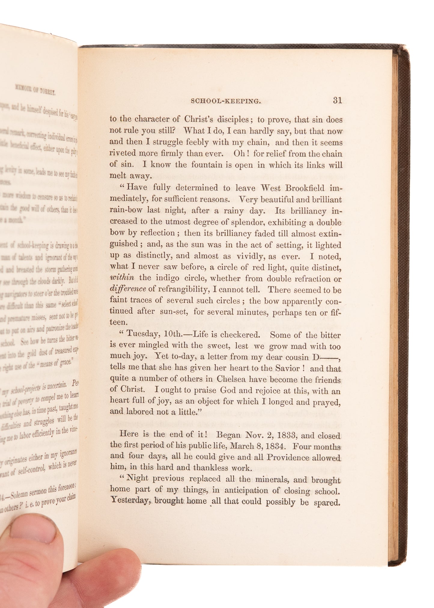 1847 UNDERGROUND RAILROAD. Memoir of Rev. Charles T. Torrey. Leader & Martyr of Abolitionism.