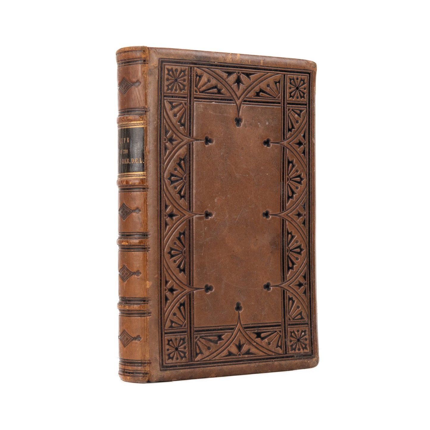 1860 THOMAS COKE. First Edition Methodist Biography in Fine Presentation Leather Binding.