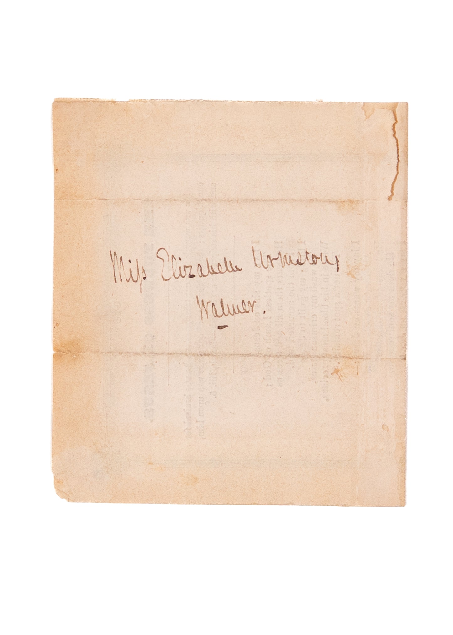1843 ROBERT MURRAY M'CHEYNE. Rare Original Autograph Letter Written Just Prior to His Death.