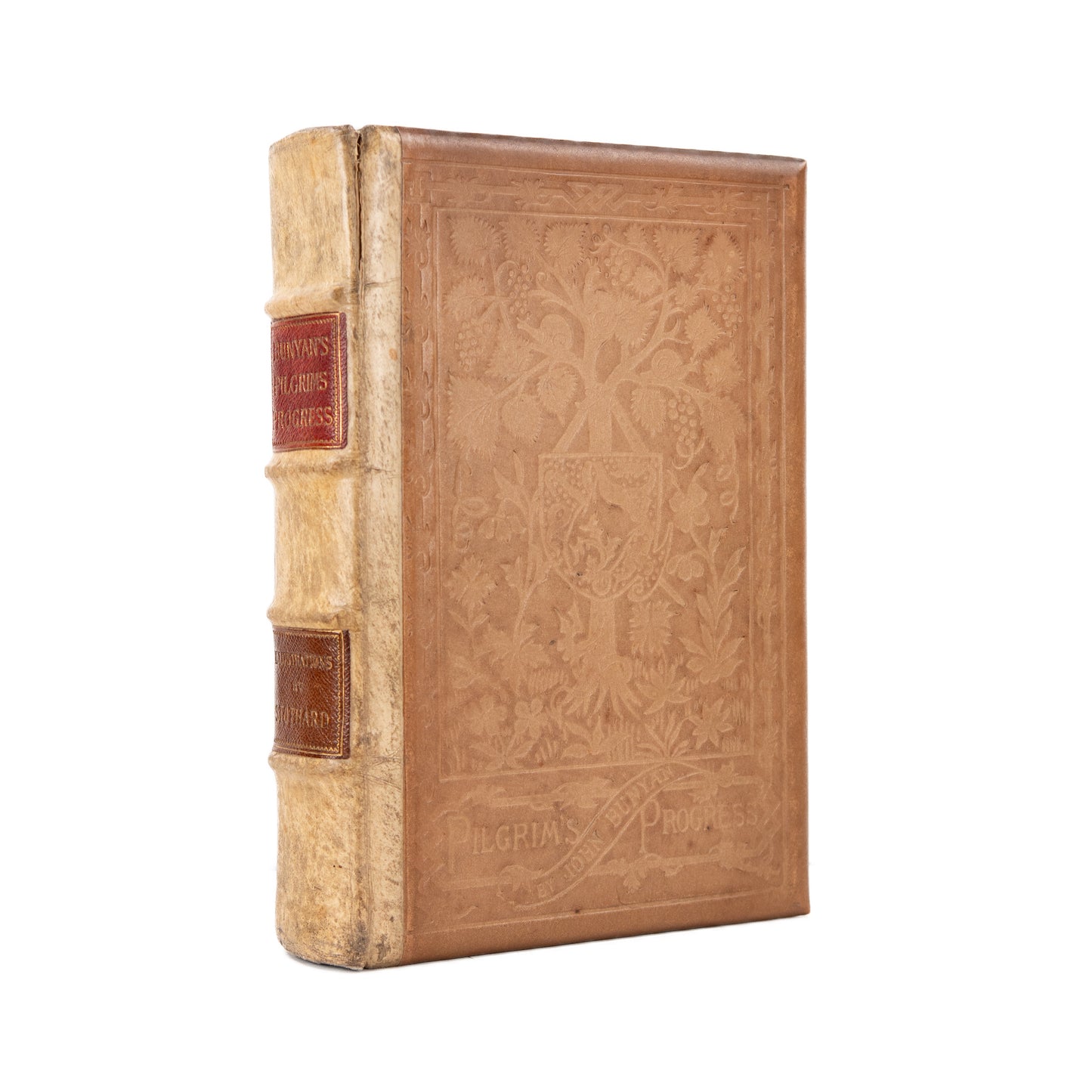 1882 JOHN BUNYAN. Pilgrims Progress. Rare Large Paper Limited Edition w/ Plates by Thomas Stothard.