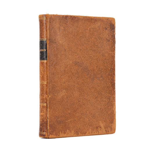 1844 JOHN HARRIS. Mammon; Or, The Sin of Covetousness. With Original Autograph Letter.