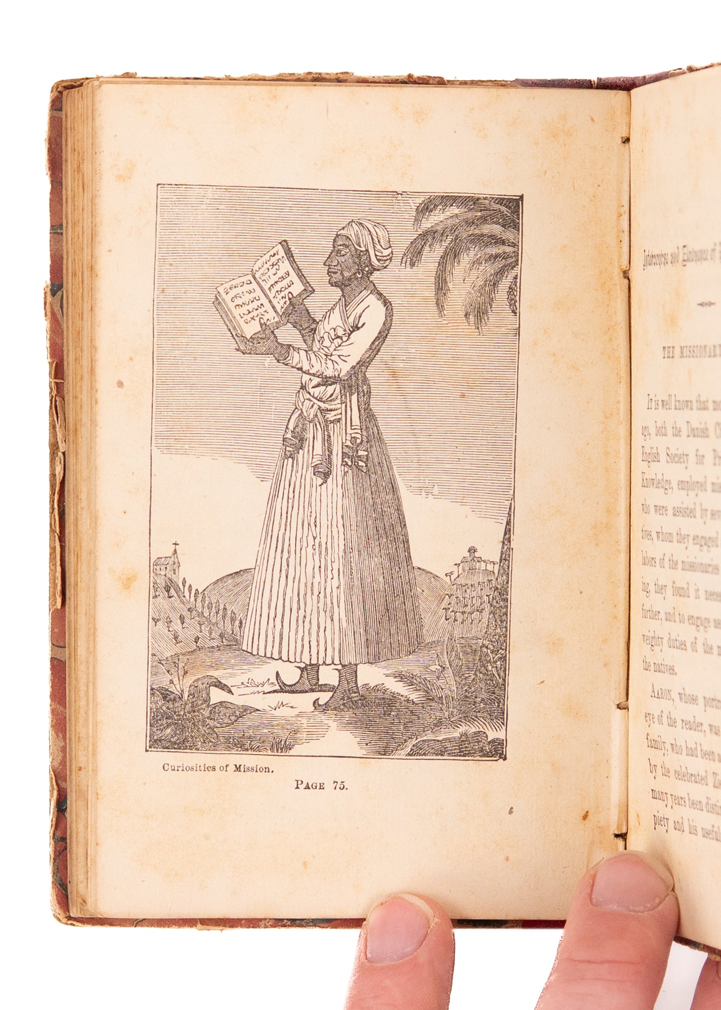 1853 BAPTIST MISSIONARIES. Curiosities of Christian Missions. Nicely Illustrated Early Juvenalia