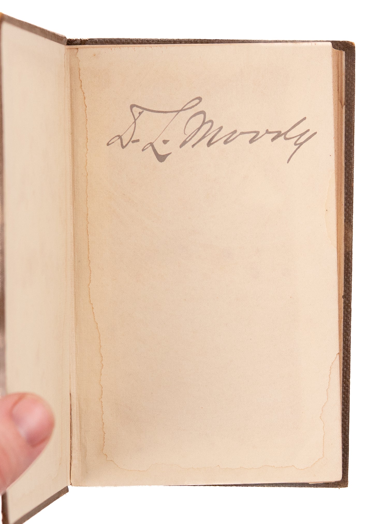 c.1880 D. L. MOODY. SIGNED Personal Copy of Premillennial & Evangelistic Tracts by Plymouth Brethren.