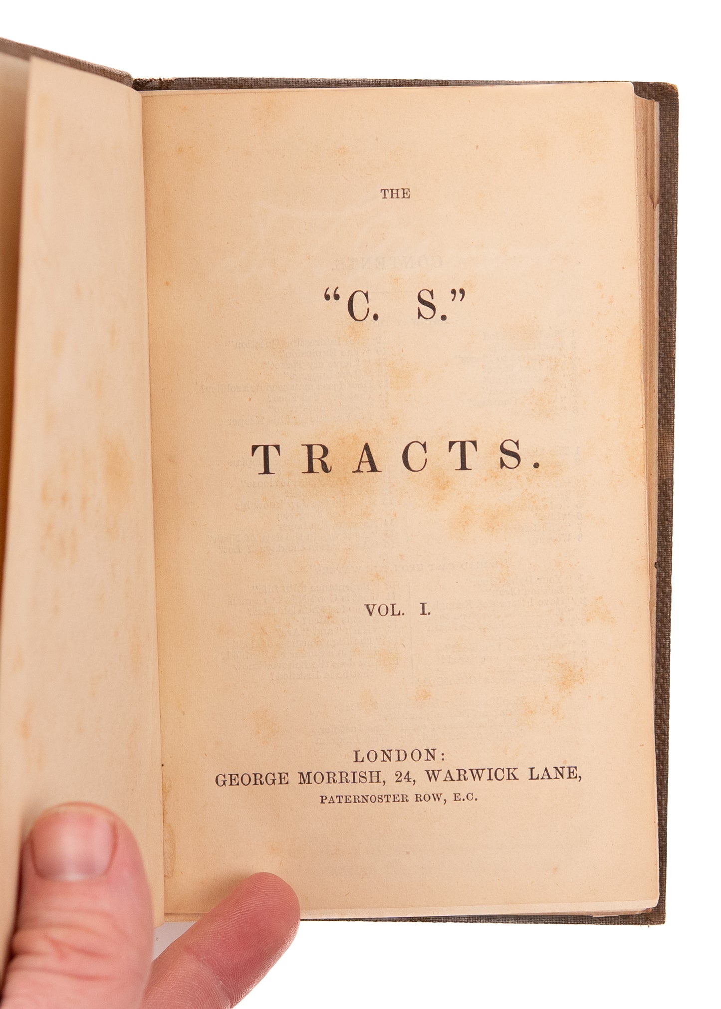 c.1880 D. L. MOODY. SIGNED Personal Copy of Premillennial & Evangelistic Tracts by Plymouth Brethren.