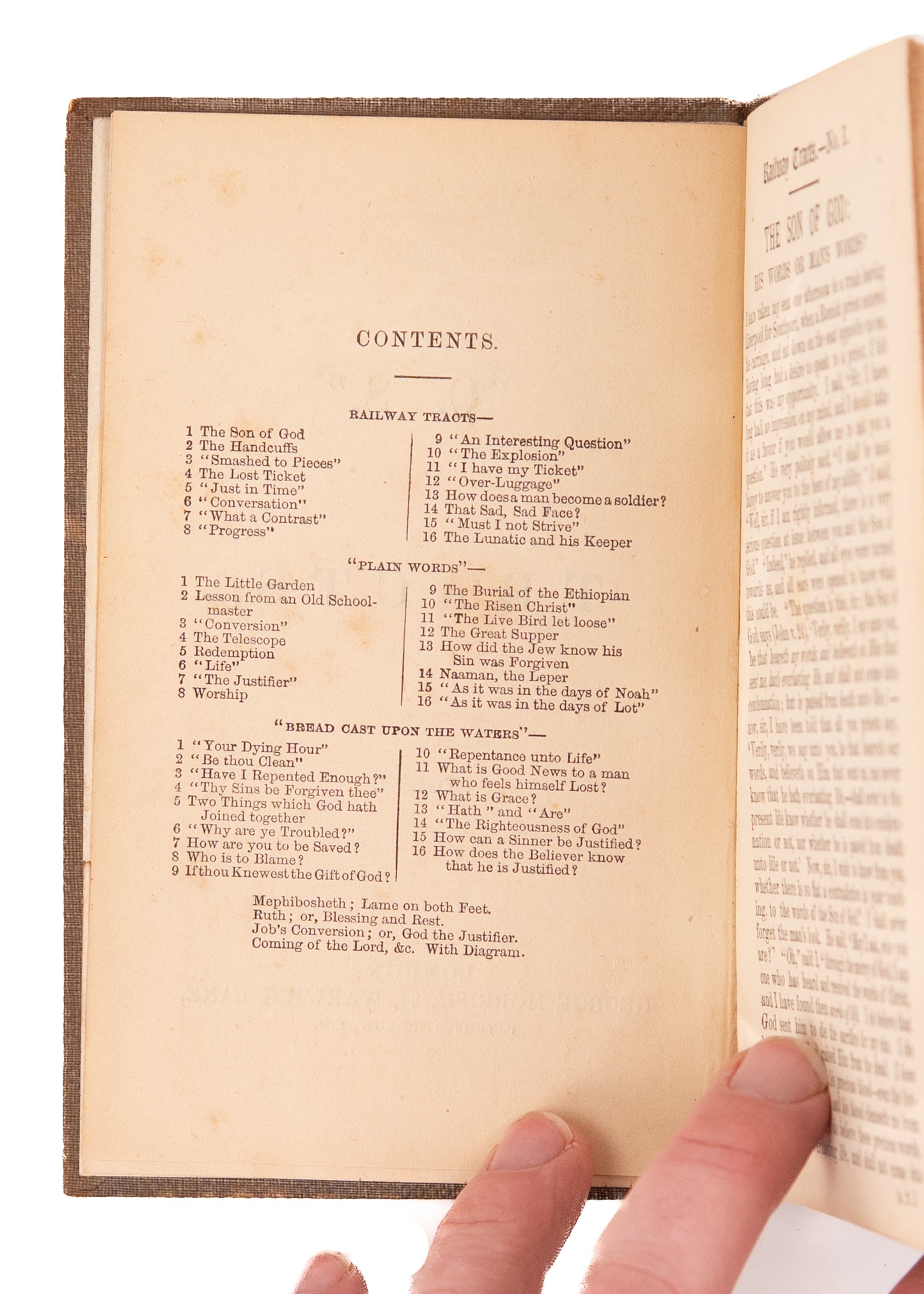 c.1880 D. L. MOODY. SIGNED Personal Copy of Premillennial & Evangelistic Tracts by Plymouth Brethren.