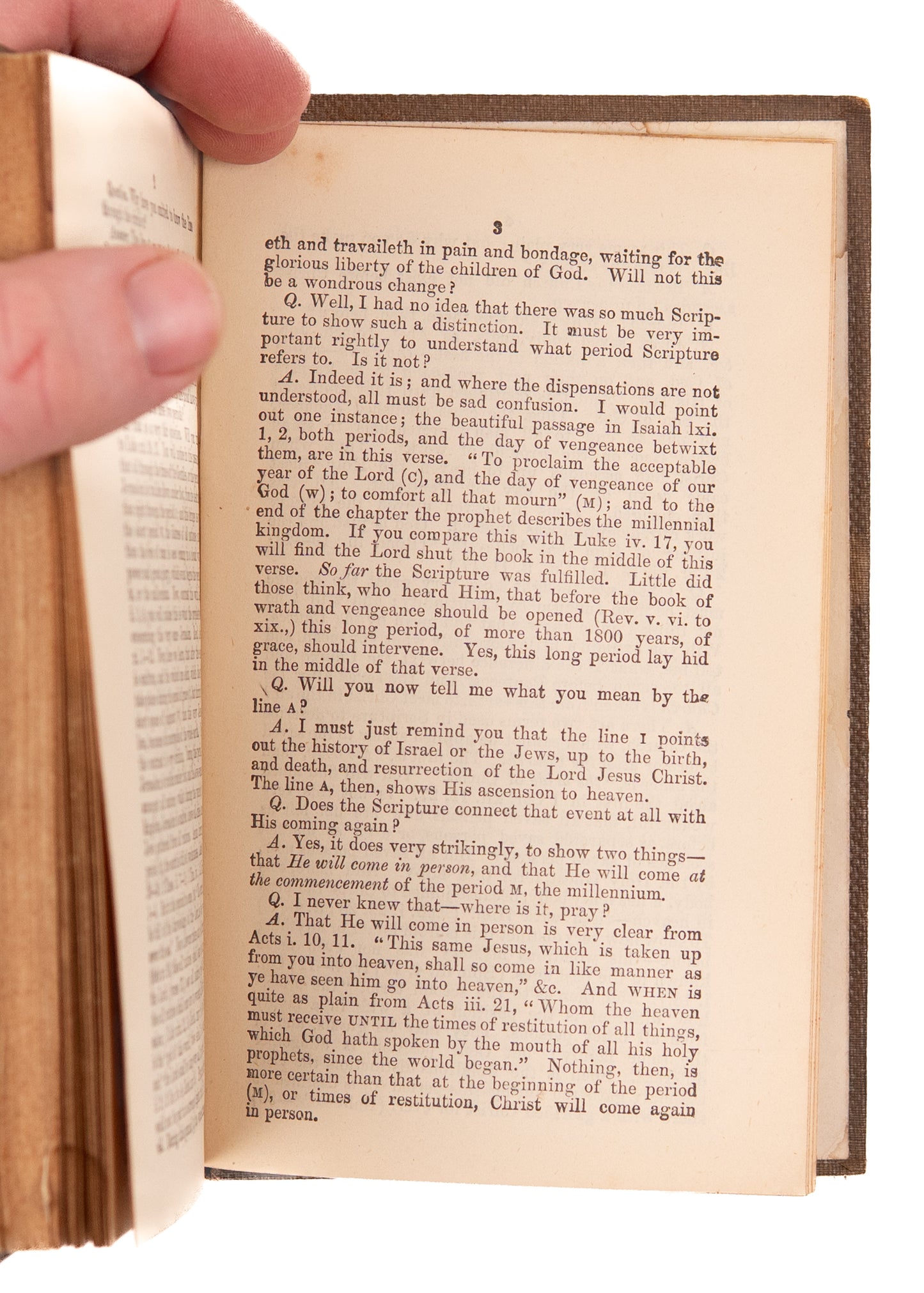 c.1880 D. L. MOODY. SIGNED Personal Copy of Premillennial & Evangelistic Tracts by Plymouth Brethren.