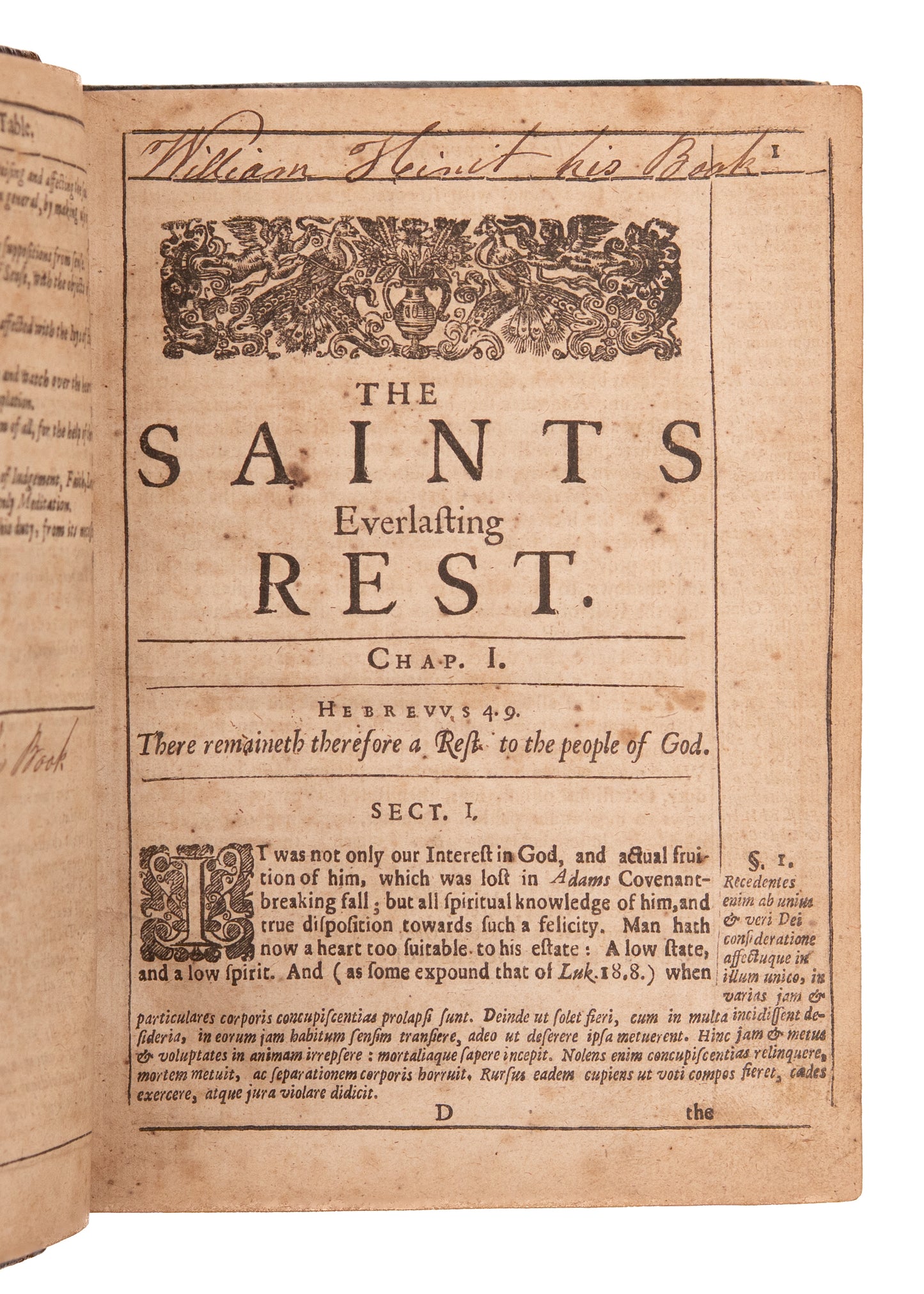1653/4 RICHARD BAXTER. The Saints Everlasting Rest. Complete, with Thomas Gataker's Additions.