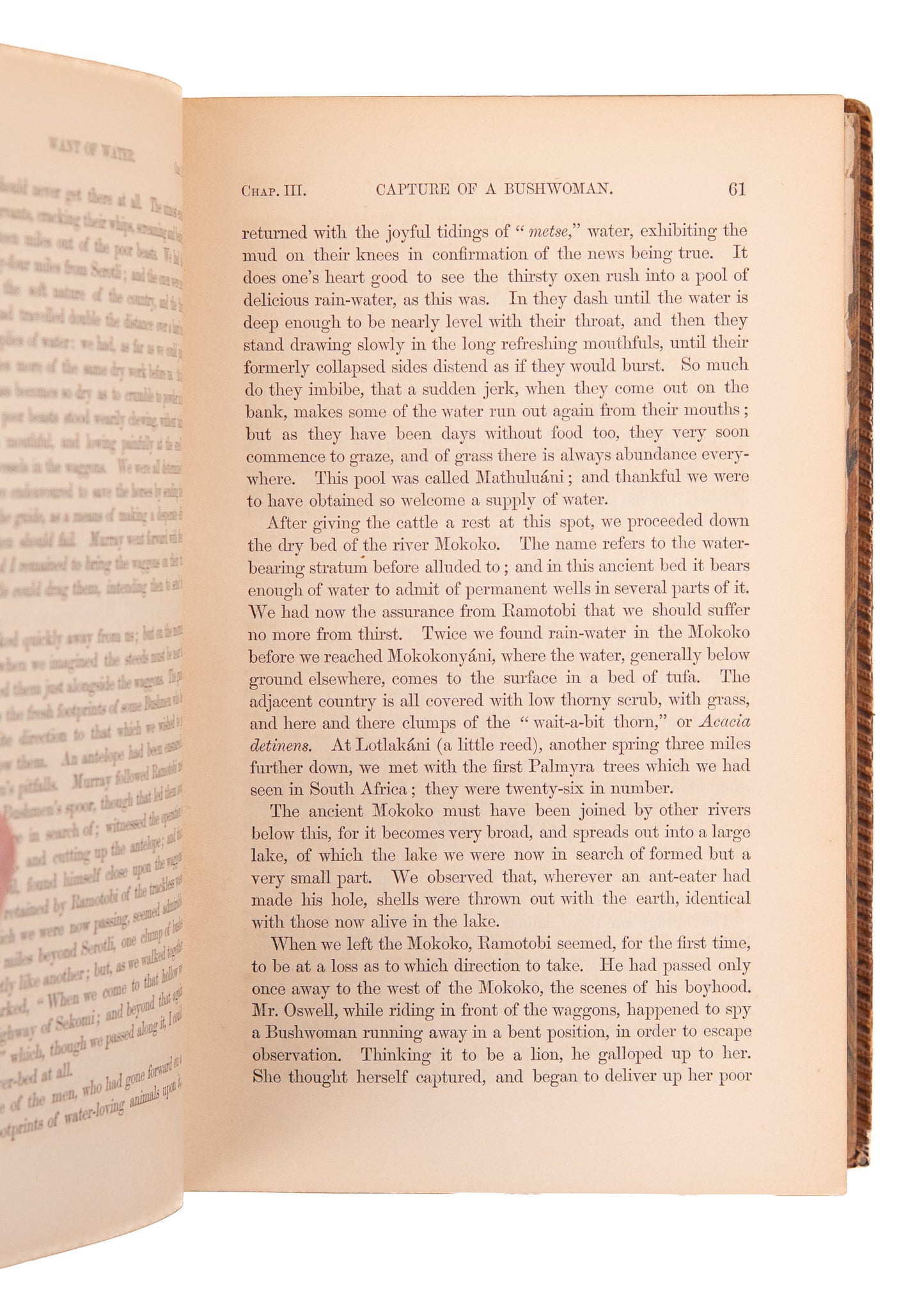 1857 DAVID LIVINSTONE. First Edition of Livingstone's Missionary Classic, Owned by Apollo 11 Legend