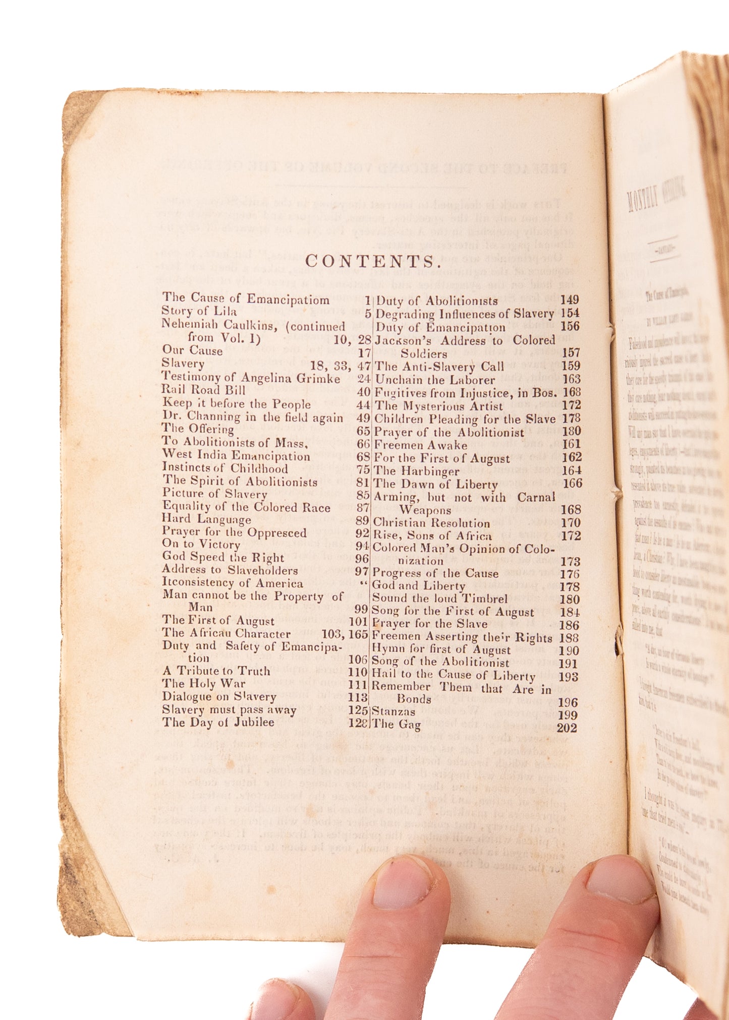1843 ANTI-SLAVERY. The Anti-Slavery Offering. 12 Months Complete with Original Abolitionist Contributions.