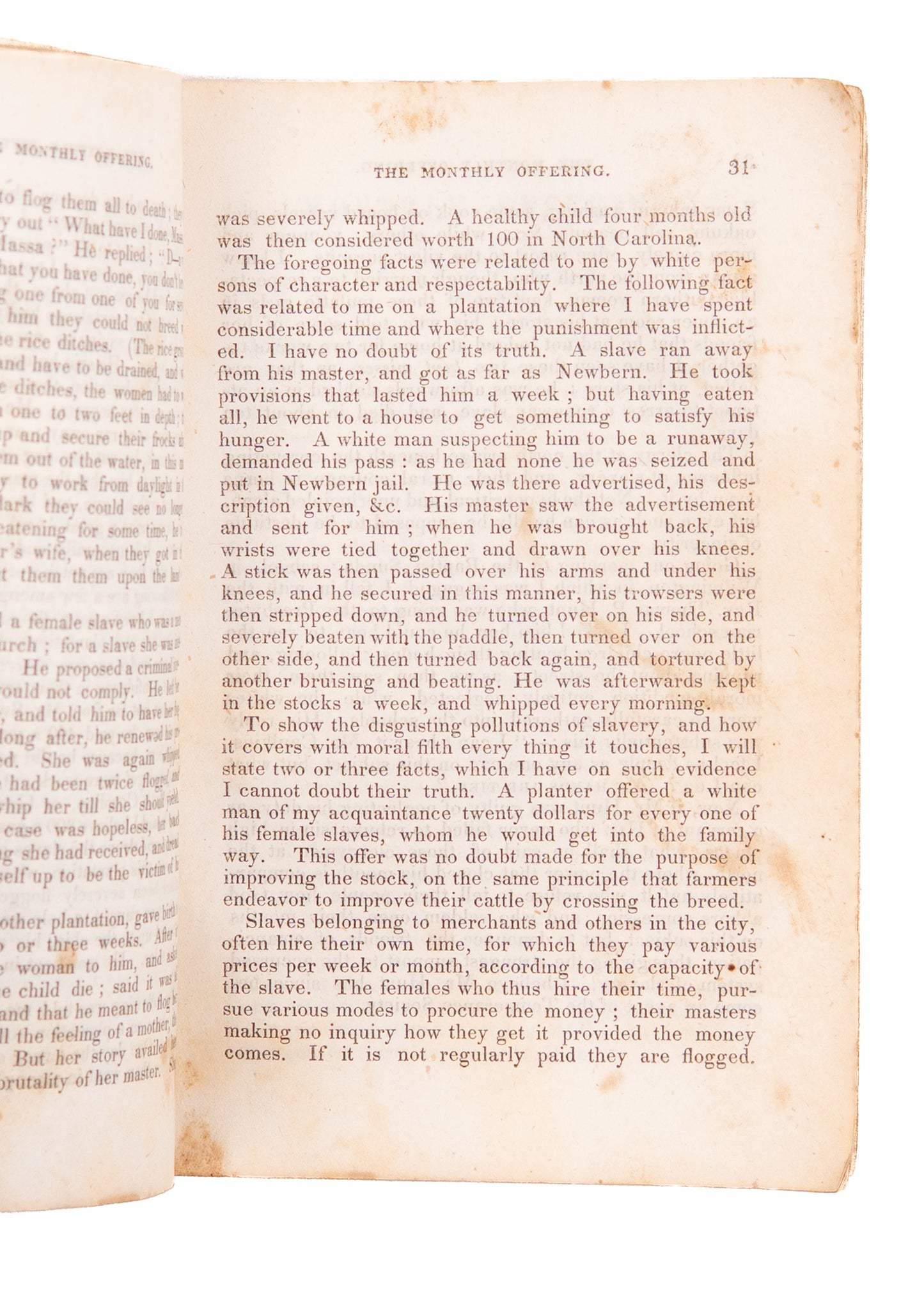 1843 ANTI-SLAVERY. The Anti-Slavery Offering. 12 Months Complete with Original Abolitionist Contributions.