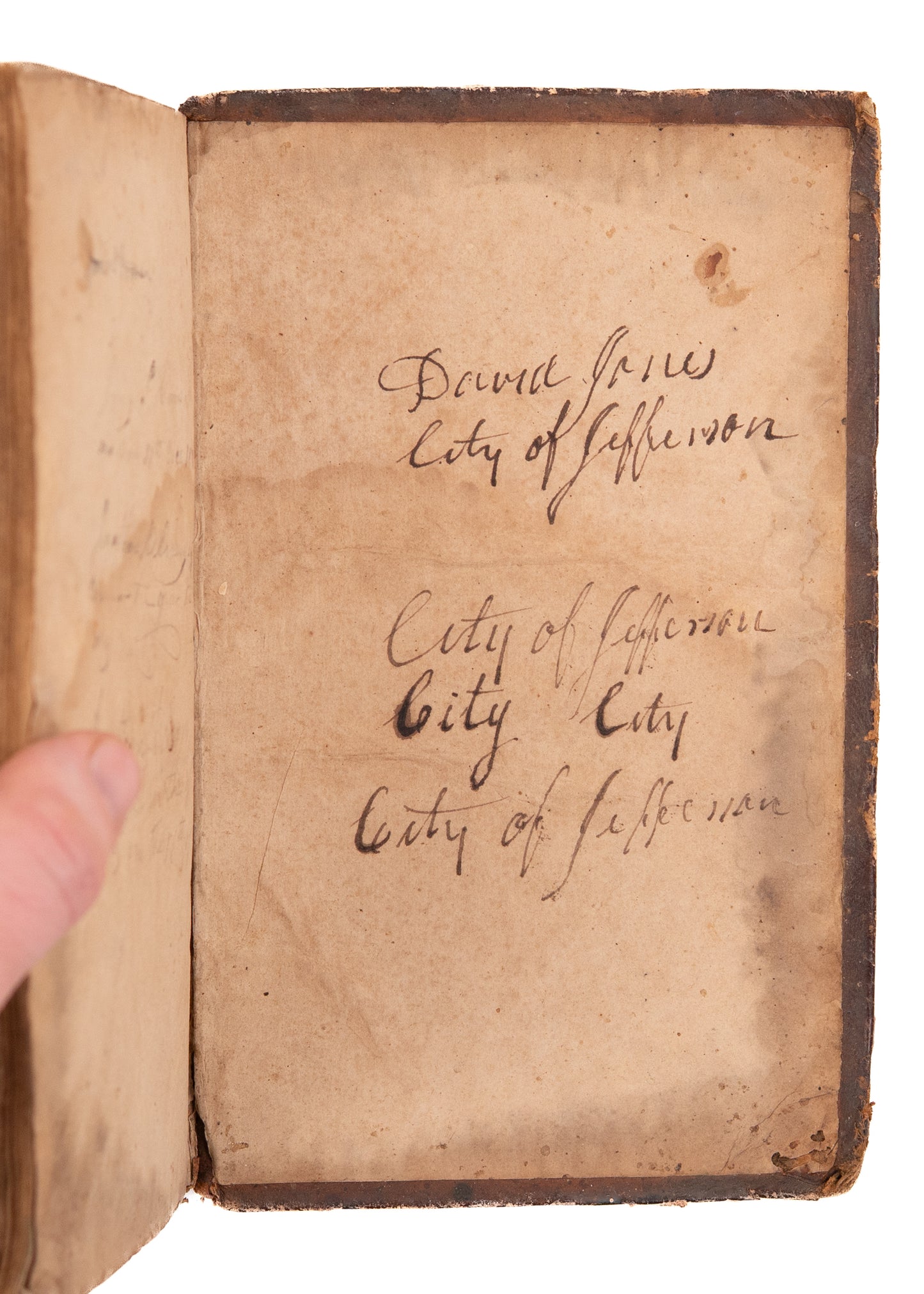1825 MISSOURI SLAVE LAWS &c. First Edition of Laws of Missouri with Early Settler Provenance.