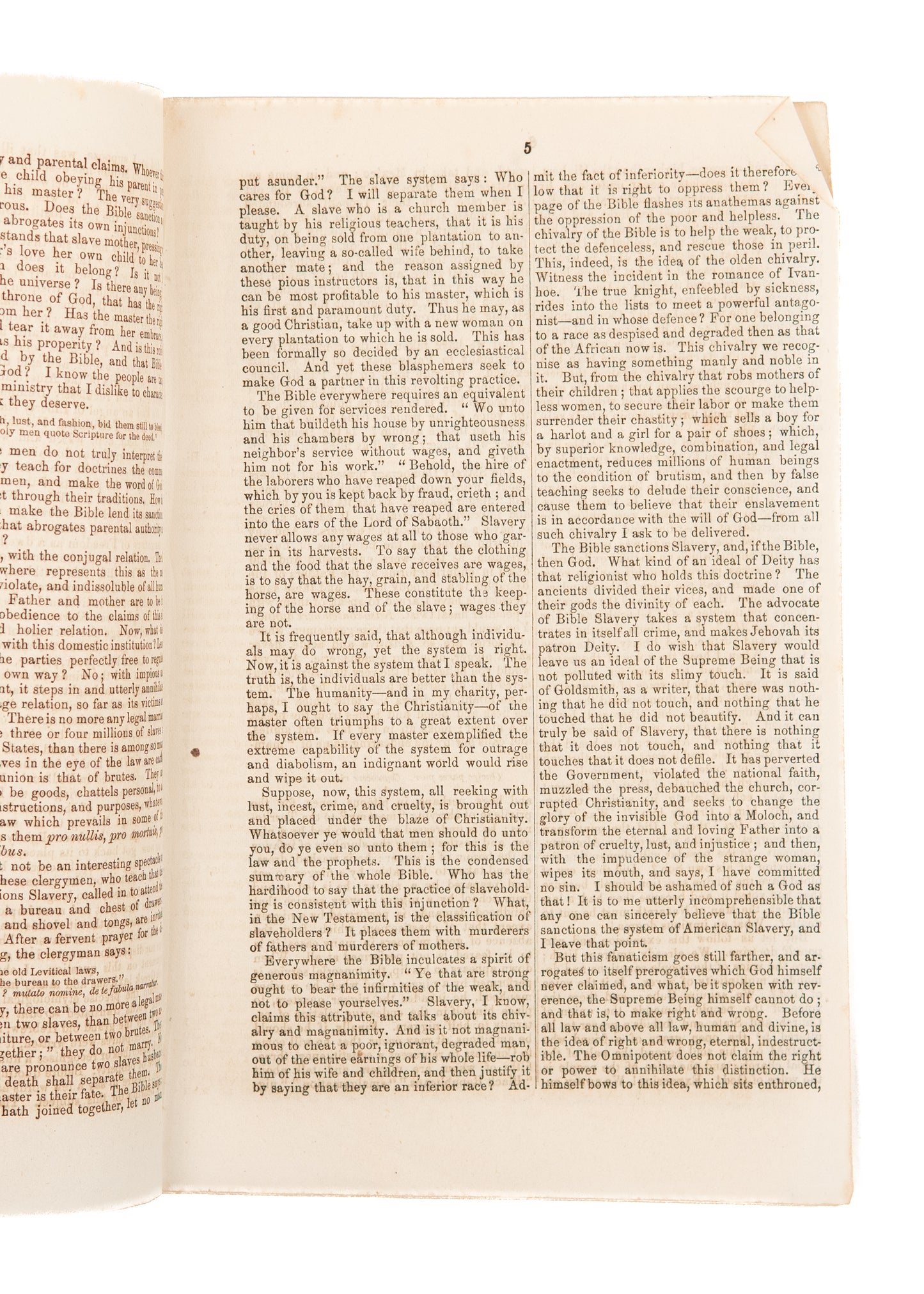 1860 OWEN LOVEJOY. The Fanaticism of the Democratic Party. Brother of Abolitionist Martyr, Elijah P. Lovejoy.