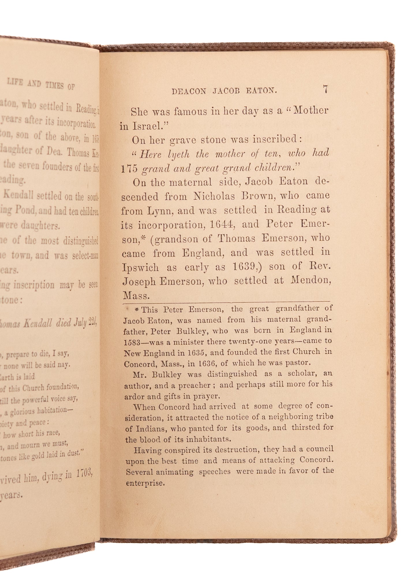 1859 BAPTIST REVIVAL & SLAVERY. Life and Times of Deacon Jacob Eaton [1771-1859].