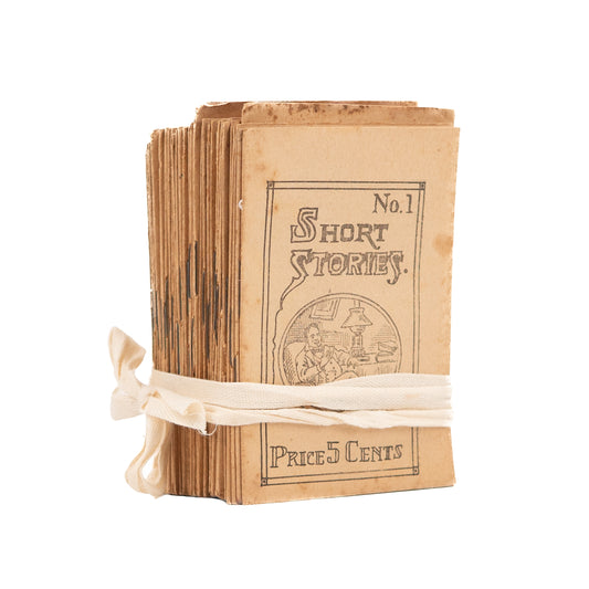 1894-1898 MULTUM IN PARVO LIBRARY. 55 Miniature Volumes on Spiritualism, Mormonism, Prostitution, &c.